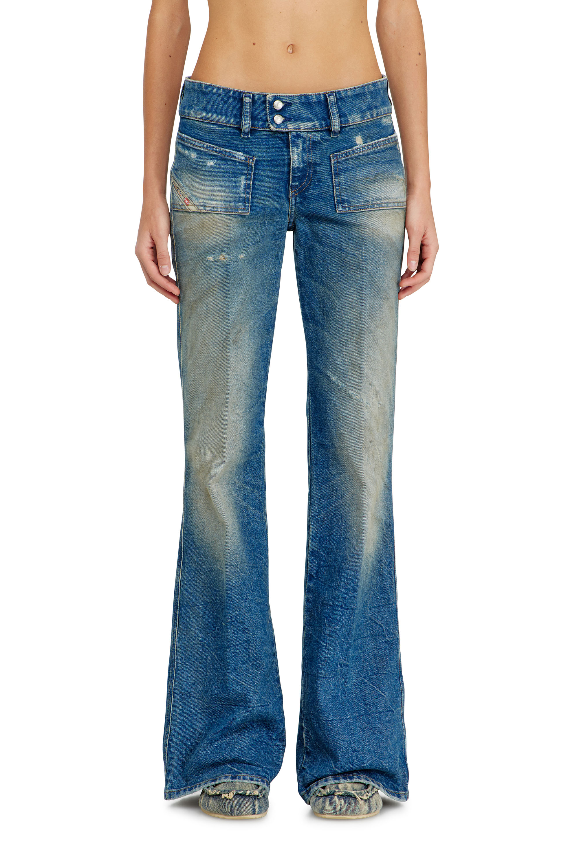 Diesel - Woman's Bootcut Jeans D-Hush 09N40, Medium blue - 1