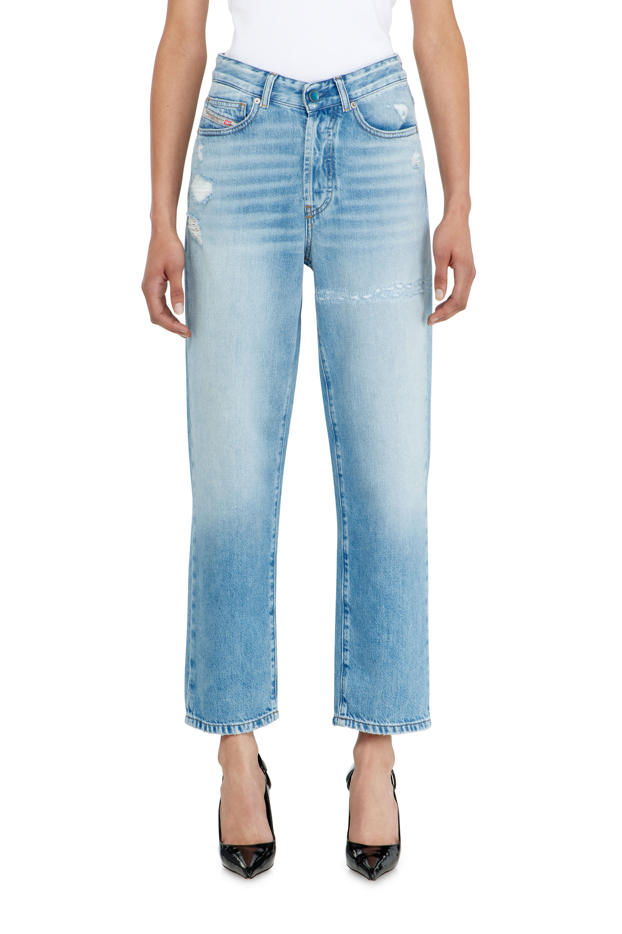Diesel - Woman's Regular Jeans 1981 D-Went 09P49, Light Blue - 4