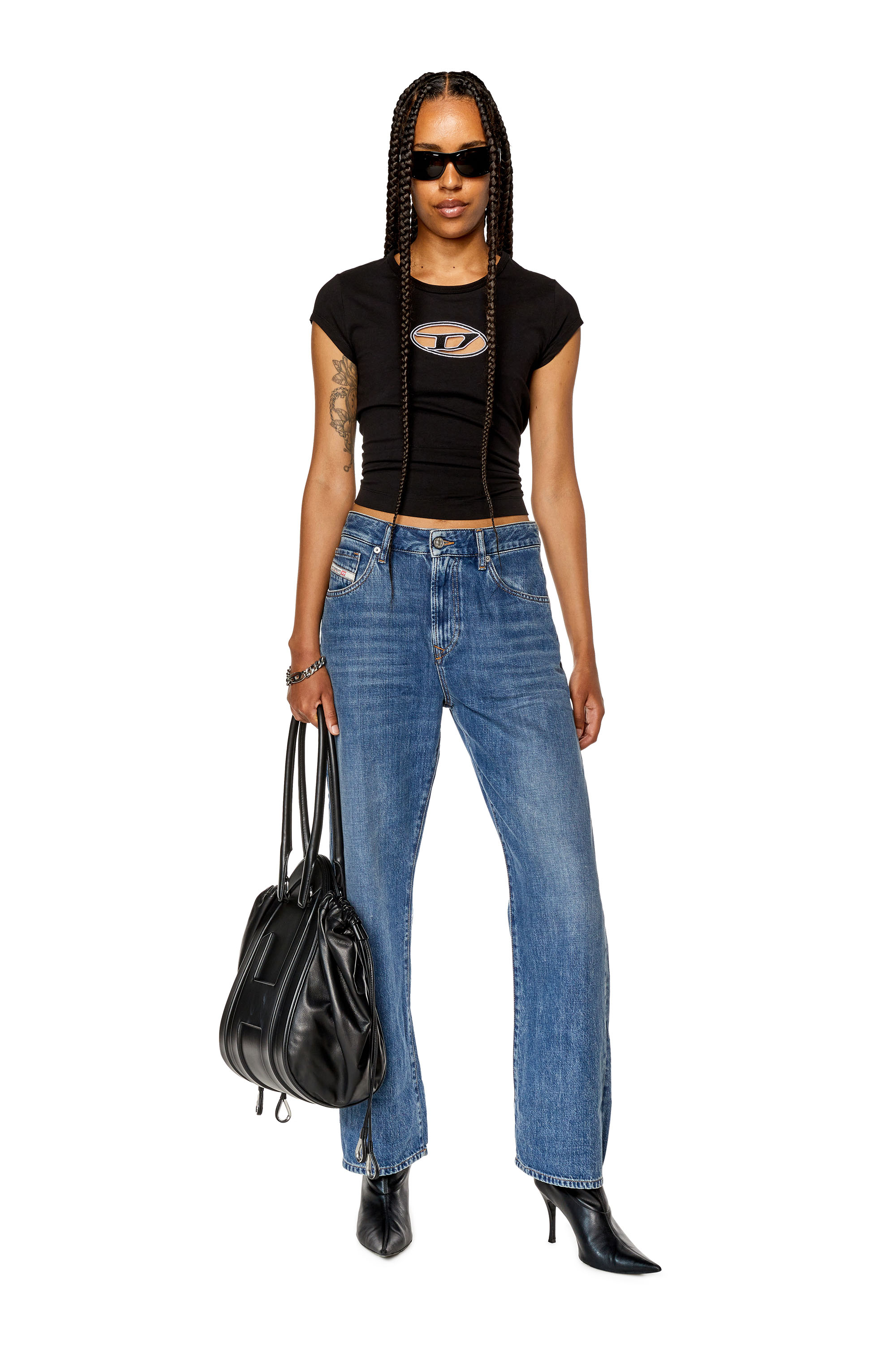Diesel - Straight Jeans 1999 D-Reggy 068FG, Medium blue - Image 4