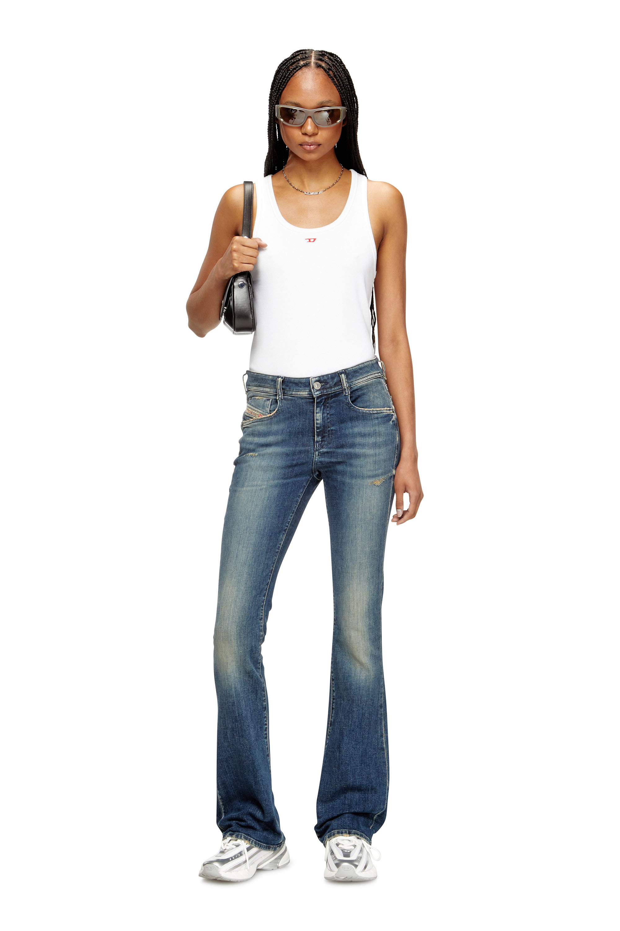 Diesel - Woman's Bootcut Jeans 1969 D-Ebbey 09L96, Dark Blue - 1