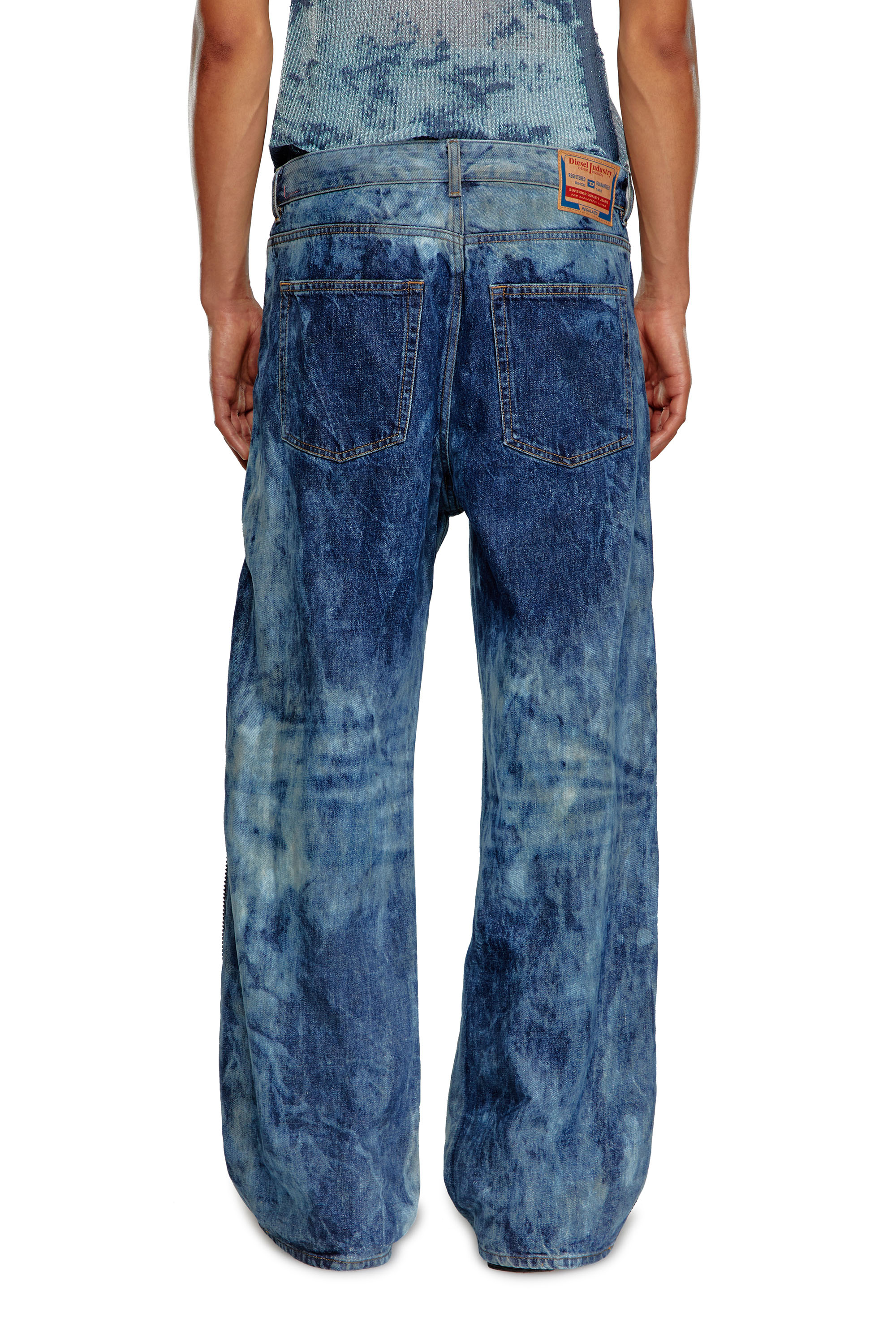 Diesel - Straight Jeans D-Rise 0PGAX, Medium blue - Image 3