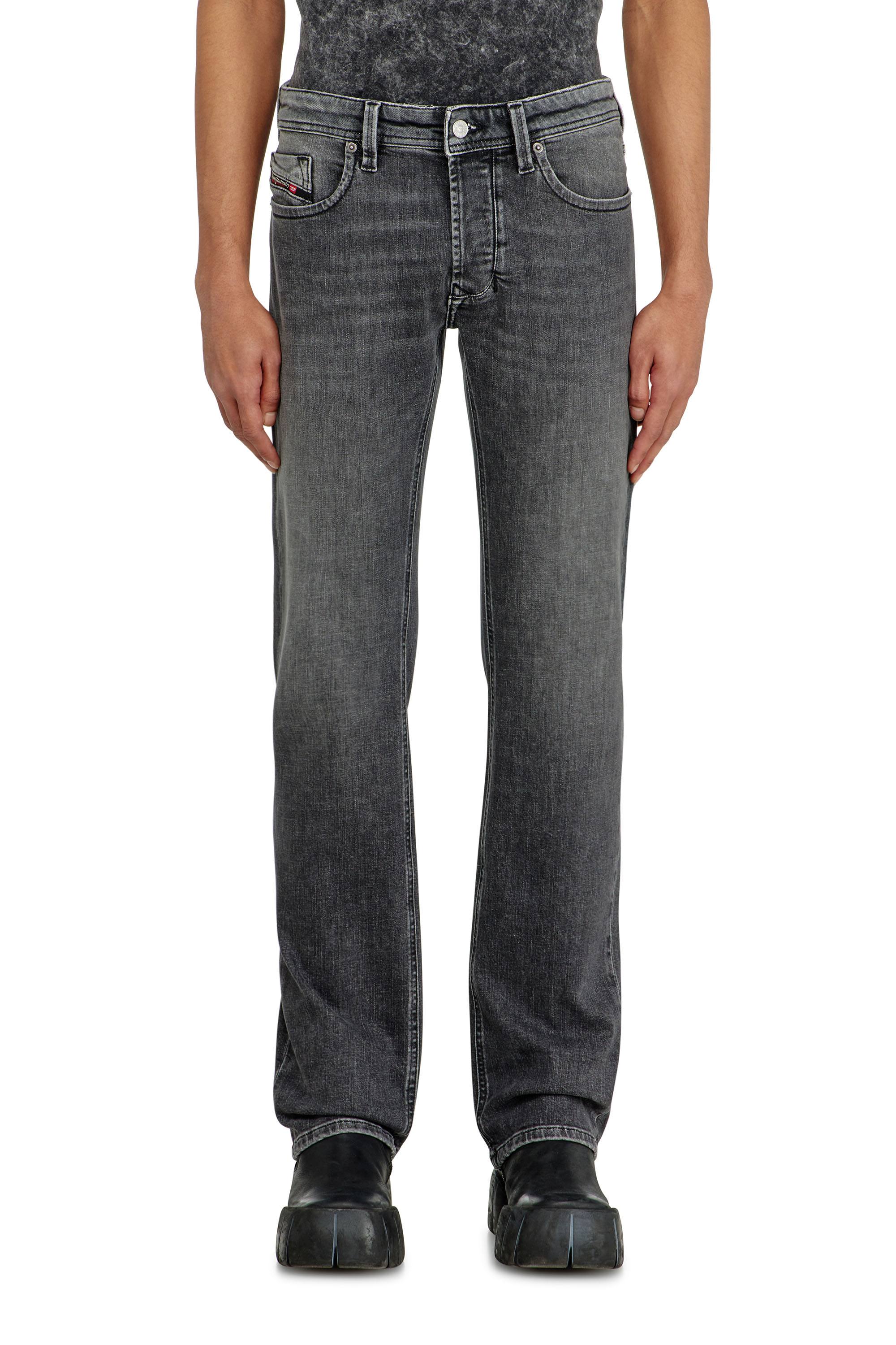Diesel - Man's Regular Jeans 1985 Larkee 0HDBD, Black/Dark grey - 1