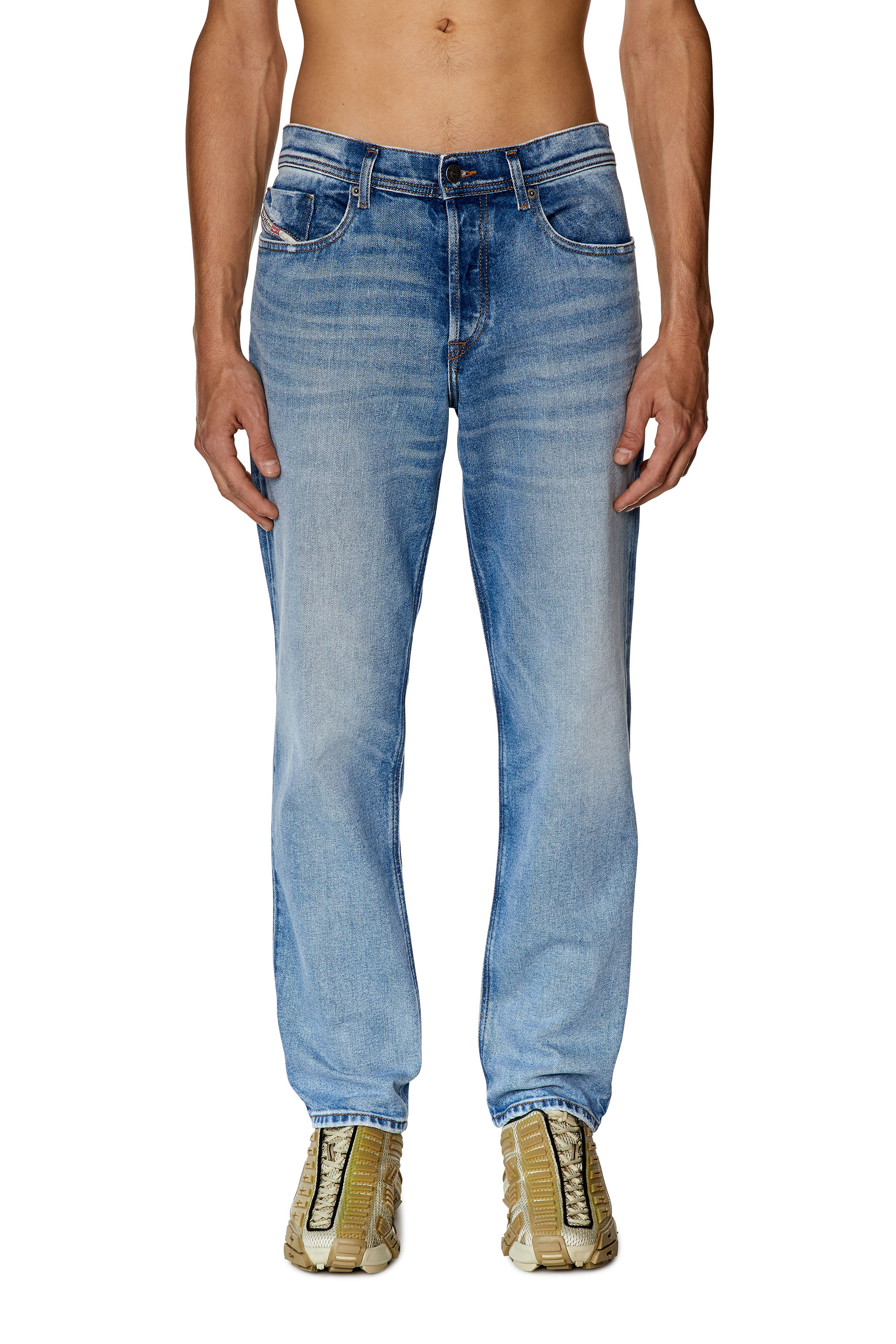 Diesel - Tapered Jeans 2023 D-Finitive 09G24, Light Blue - Image 1
