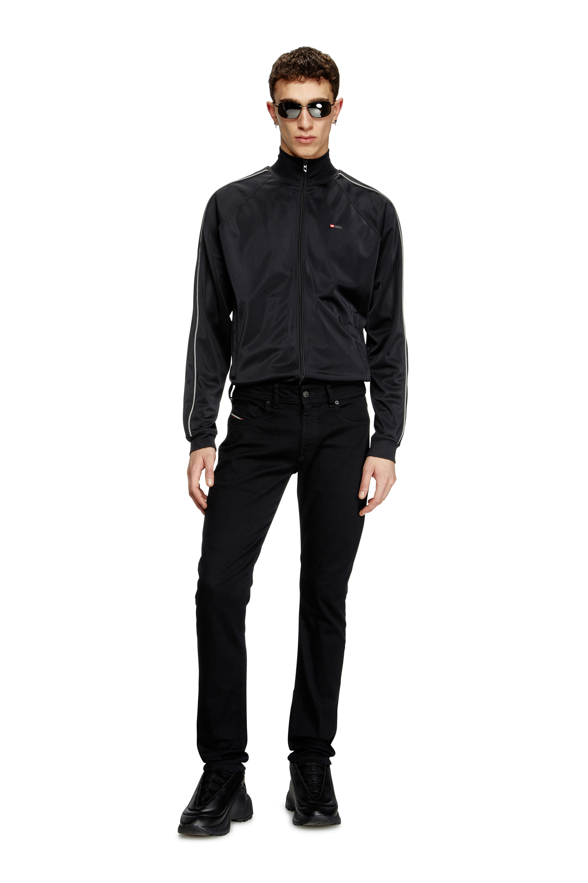 Diesel - Skinny Jeans 1979 Sleenker 09C51, Black/Dark grey - Image 5