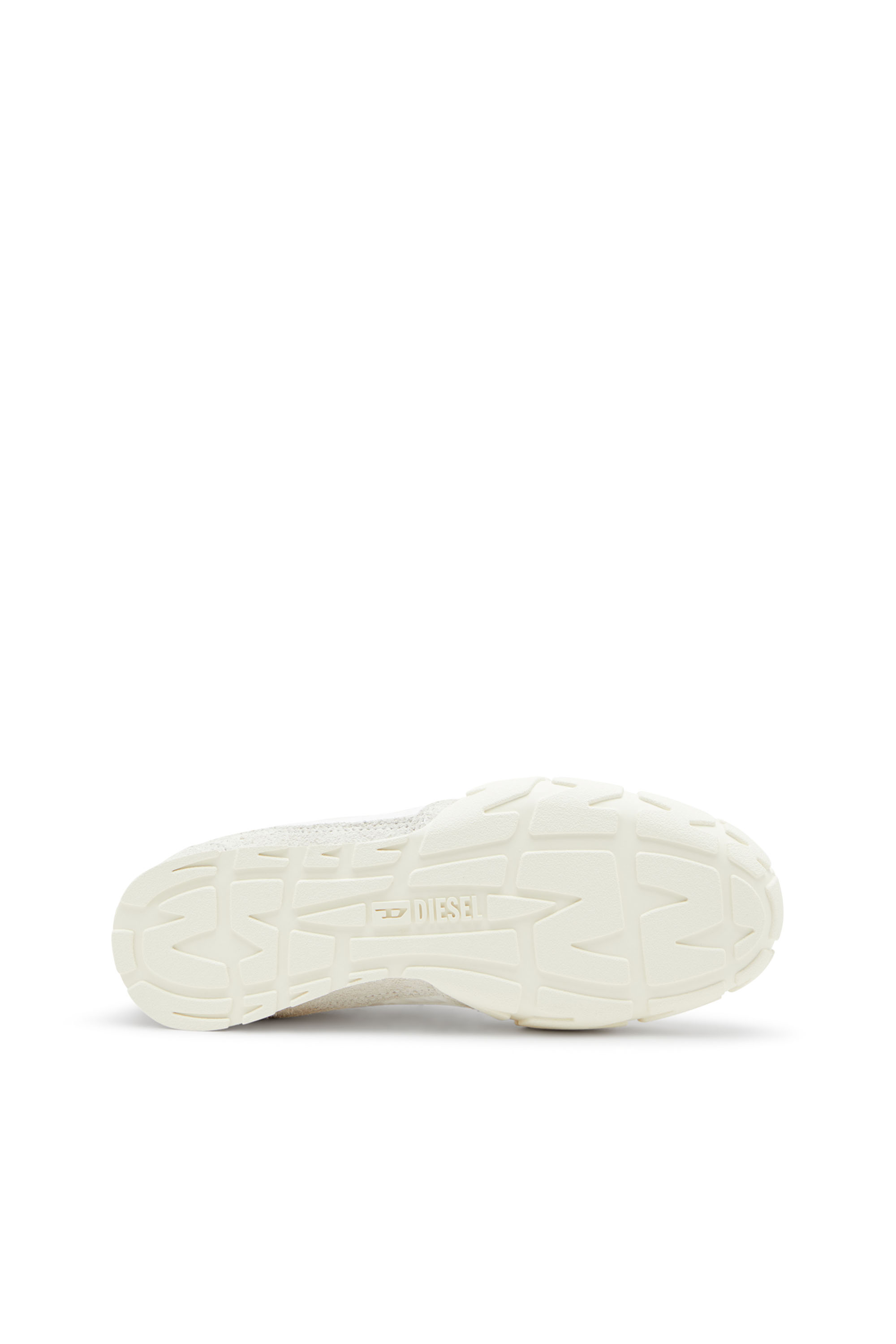 S-PAGODHA LOW W, White/Red Diesel - S-PAGODHA LOW W, Woman's S-Pagodha-Sneakers in leather, suede and ripstop in White/Red - 5