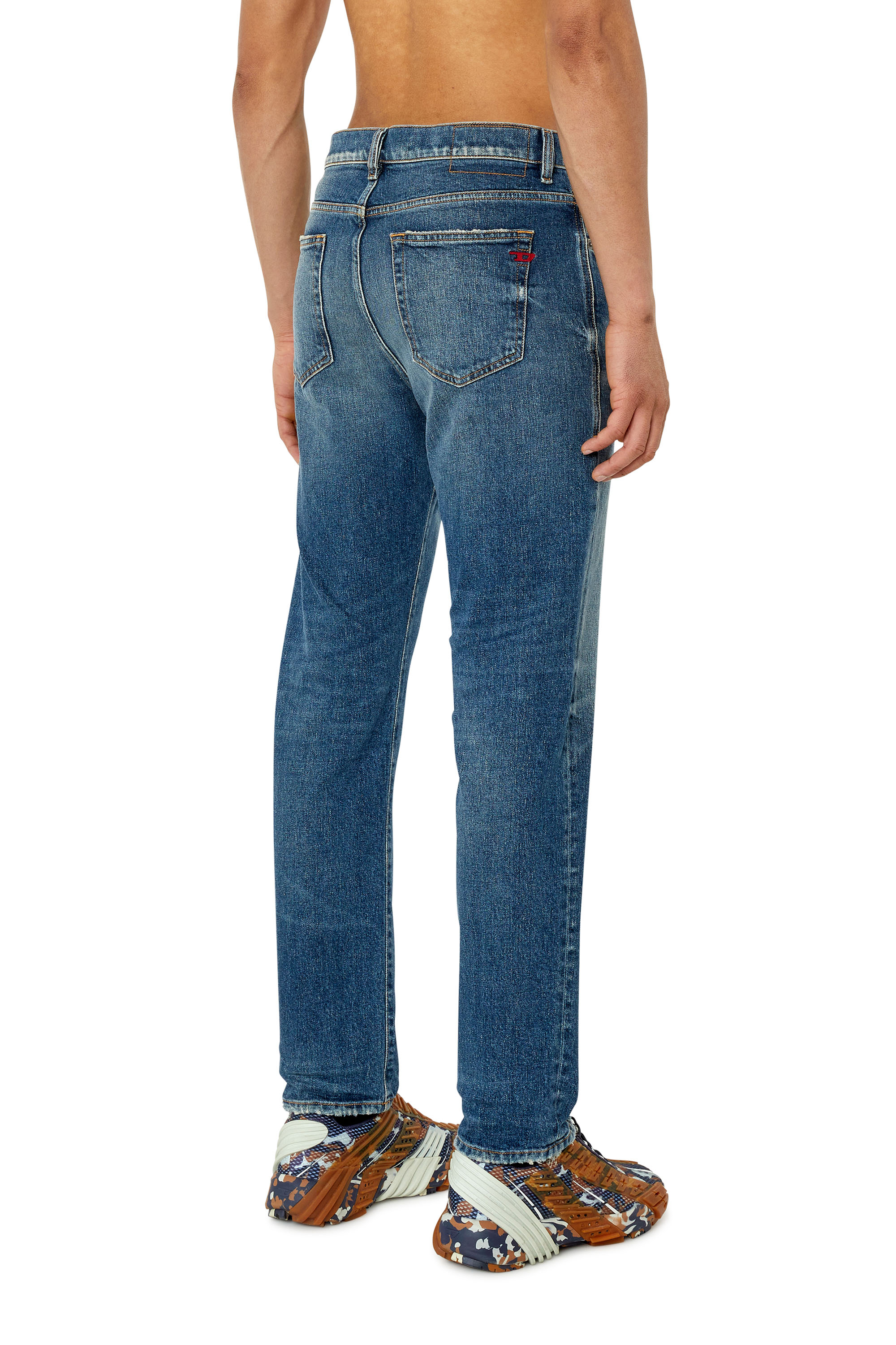 Regular Jeans 2020 D-Viker 007L1, Medium blue Diesel - Man's Regular Jeans 2020 D-Viker 007L1, Medium blue - 4