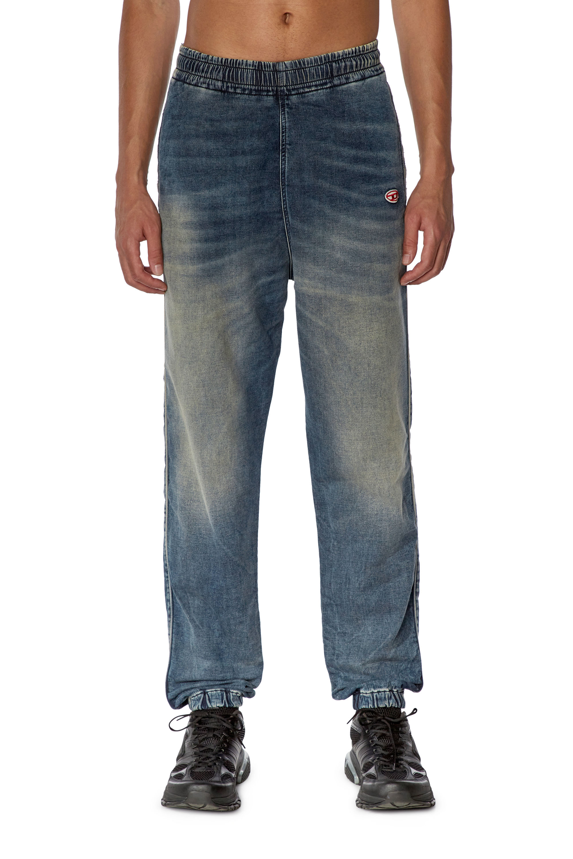 Diesel - Tapered D-Lab Track Denim 068FN, Dark Blue - Image 1