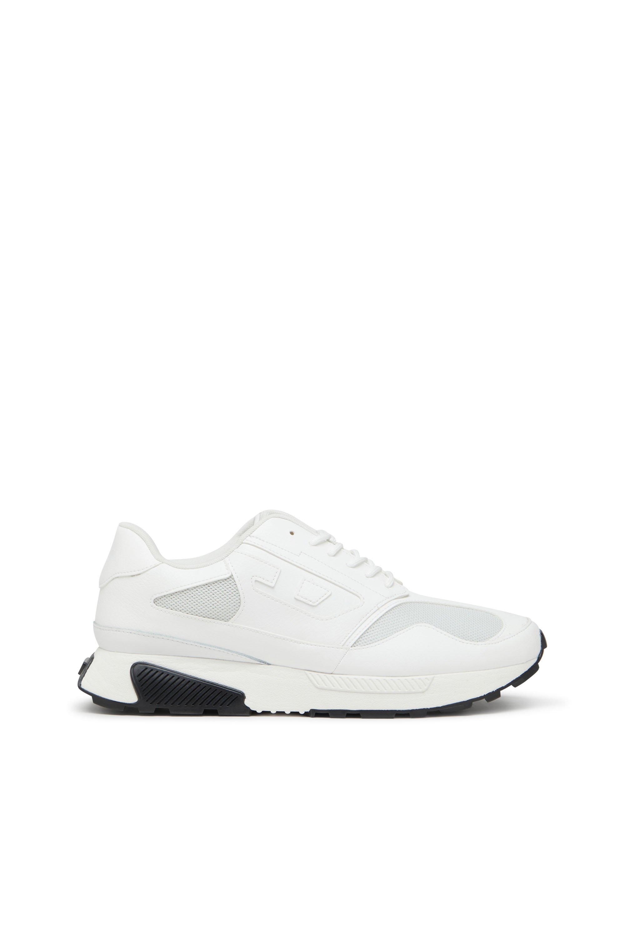 Diesel - S-TAME-D RUNNING, Man's S-Tame-D-Sneakers in mesh, suede and PU in White - 1