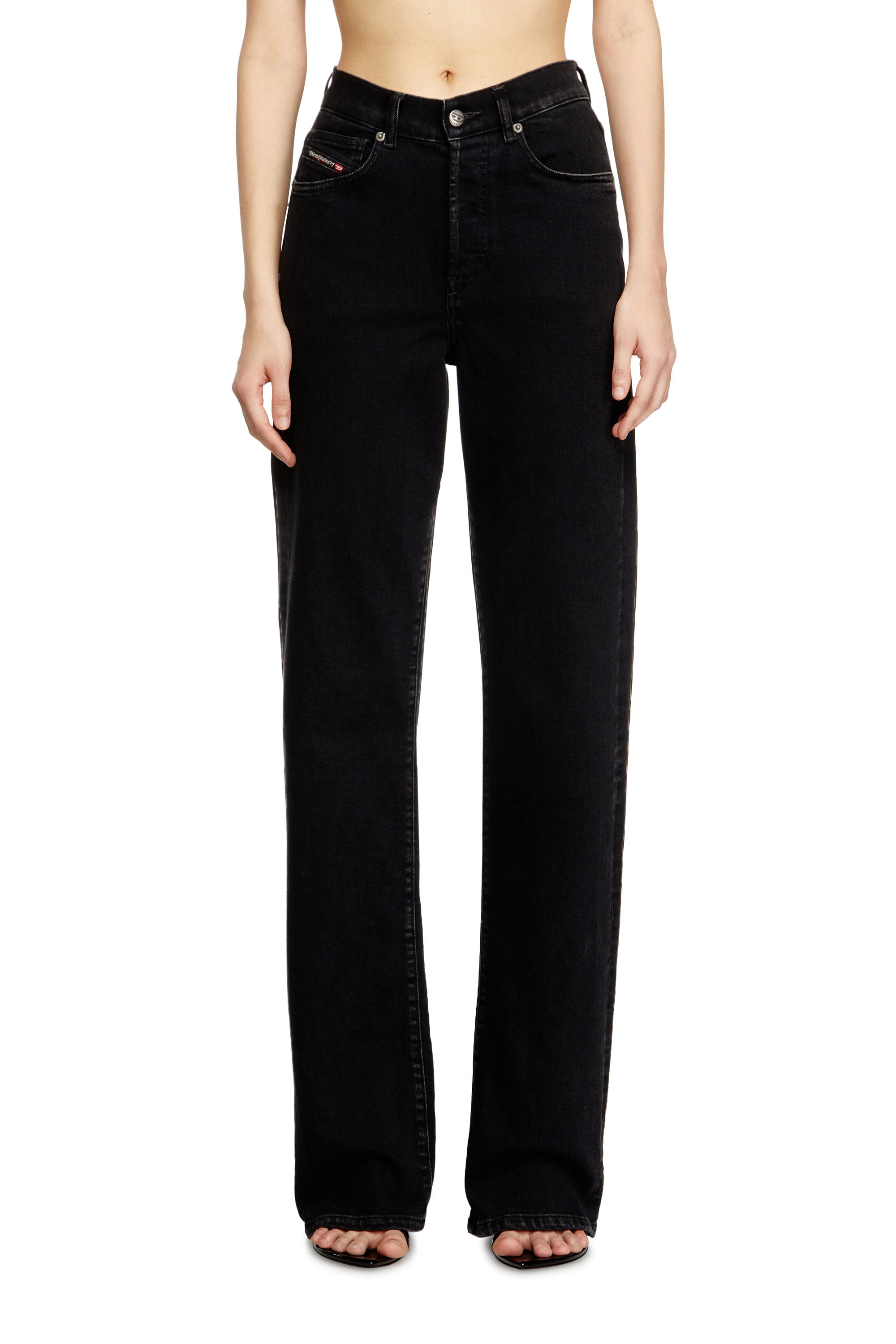 Diesel - Woman's Regular Jeans 1971 D-Sent 09N89, Black/Dark grey - 1