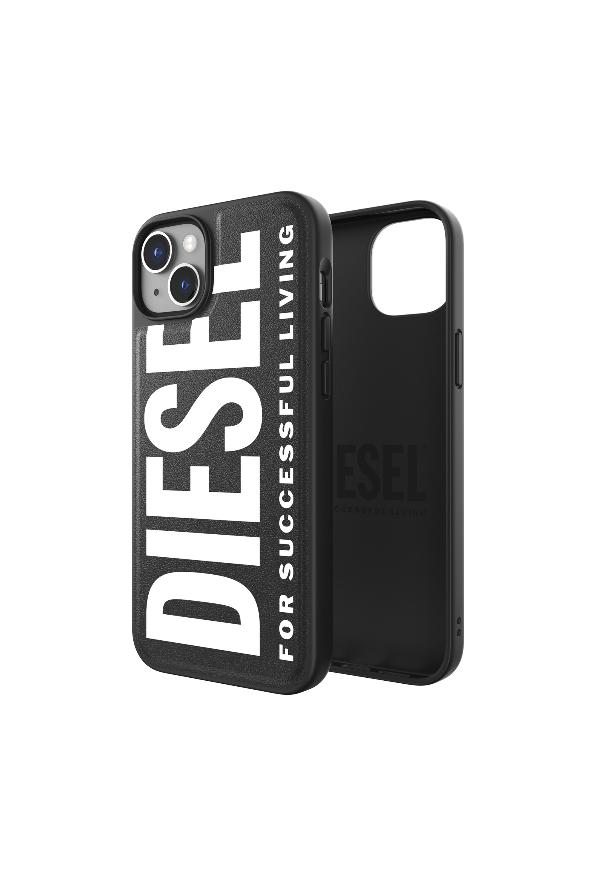 Diesel - 50258 MOULDED CASE, Unisex Moulded case core for iPhone 14 Plus in Black - Image 1