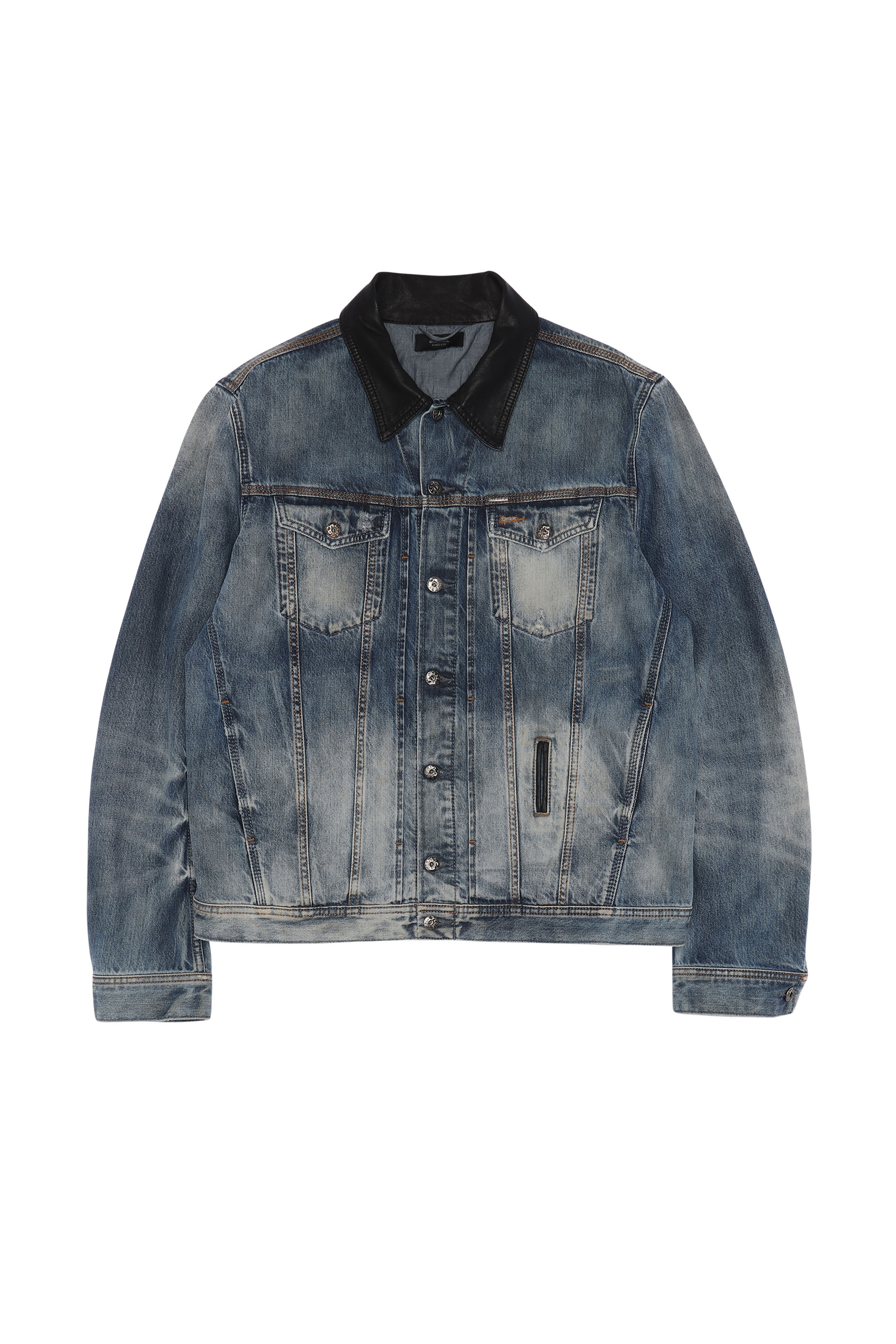 Diesel - ELSHAR, Man's Diesel Man - Denim Jackets in Medium blue - 1