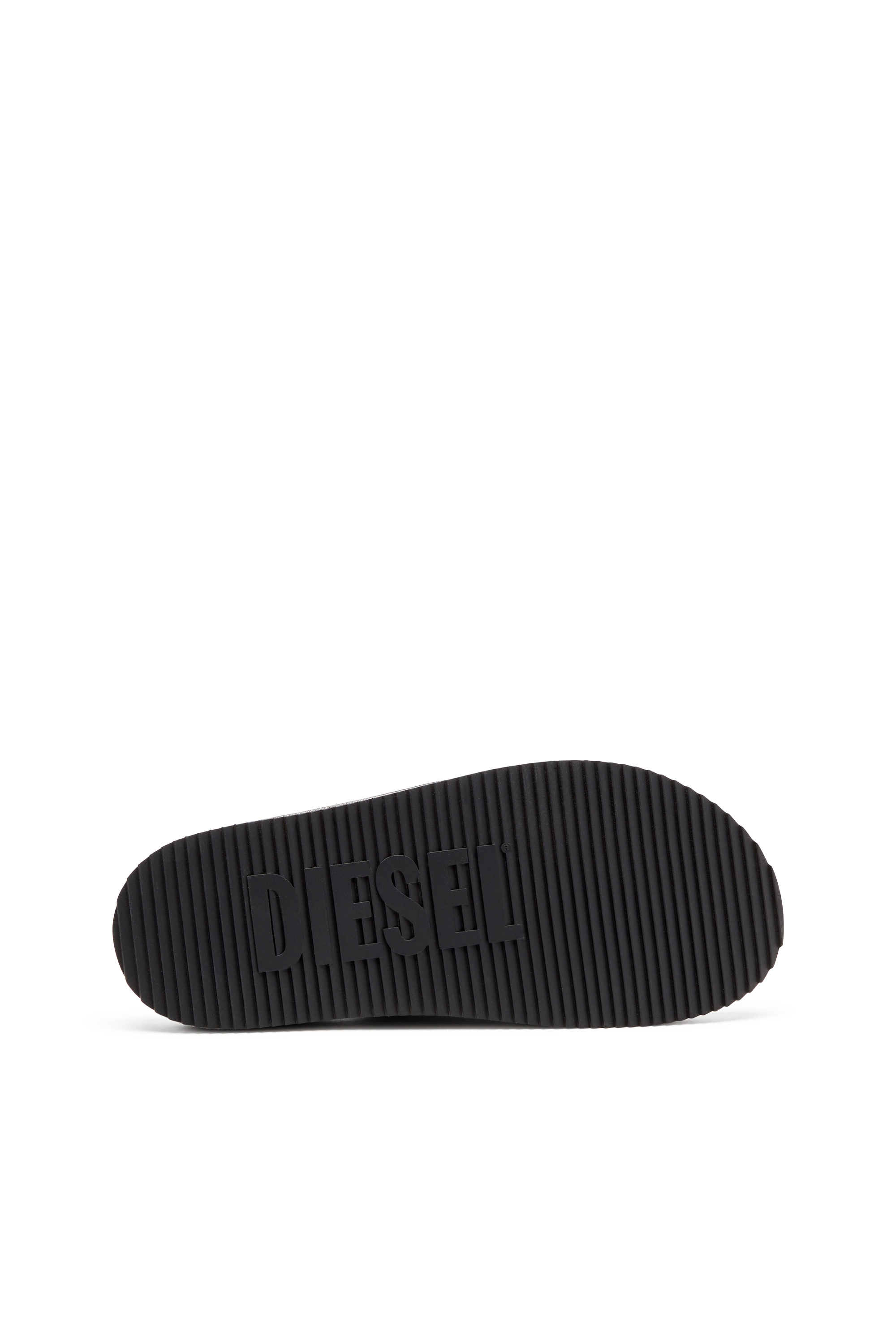 Diesel - SA-SLIDE CRIS CROS, Unisex's Sa-Slide-Denim slides with criss-cross straps in Black - 5