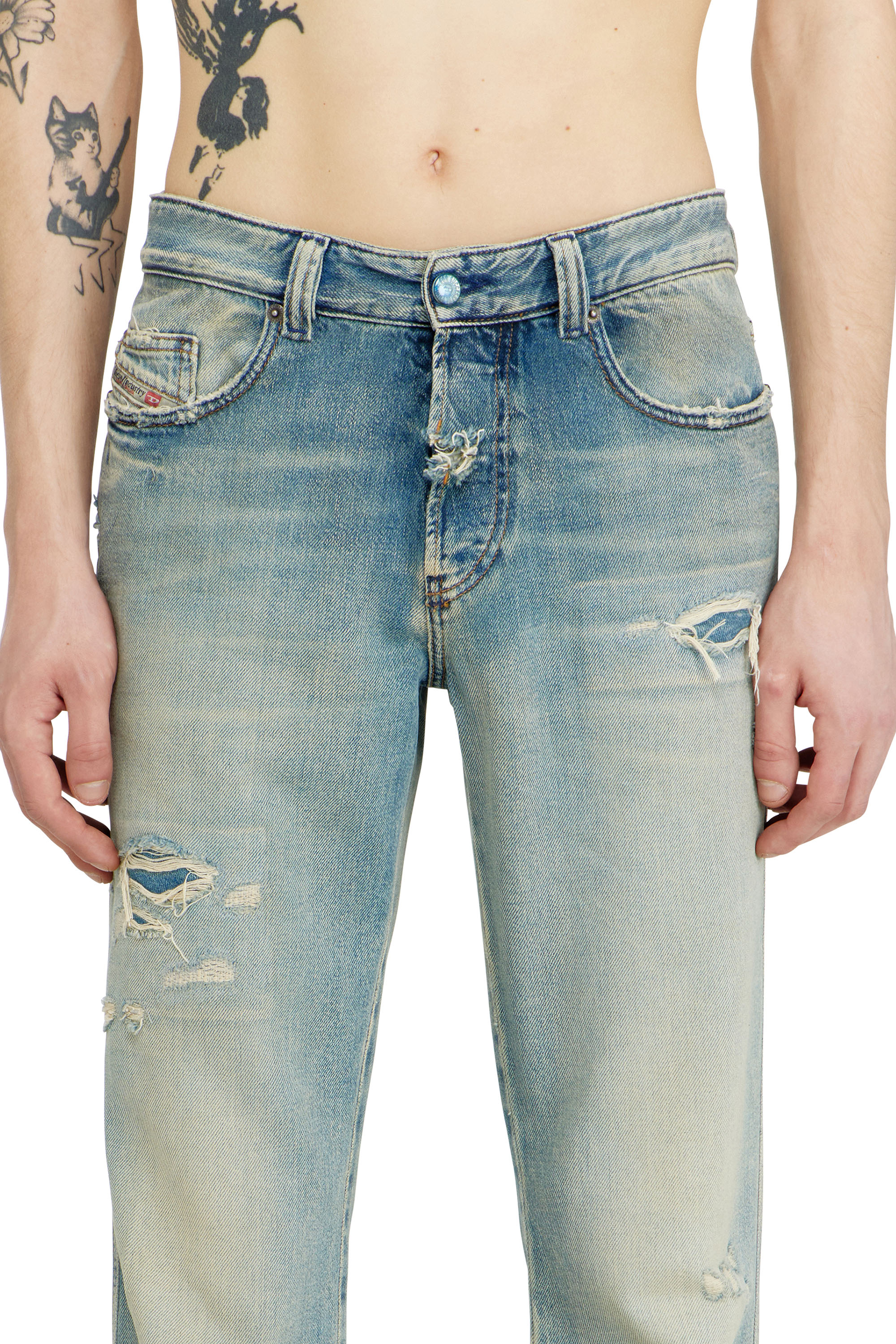 Diesel - Man's Bootcut Jeans 1998 D-Buck 09N23, Light Blue - 4