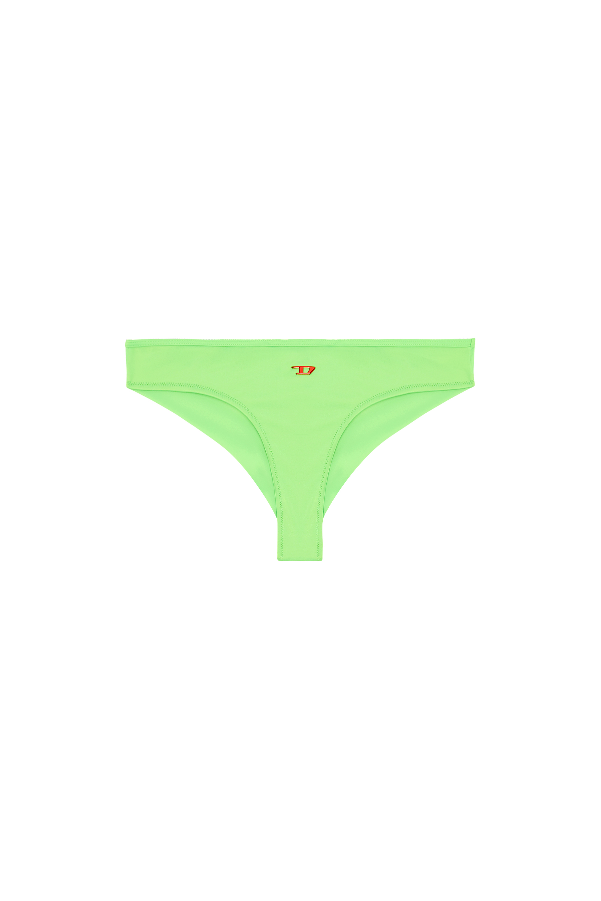 Diesel - BFPN-BONITAS-X, Woman Neon bikini bottoms with D logo in Green - Image 4