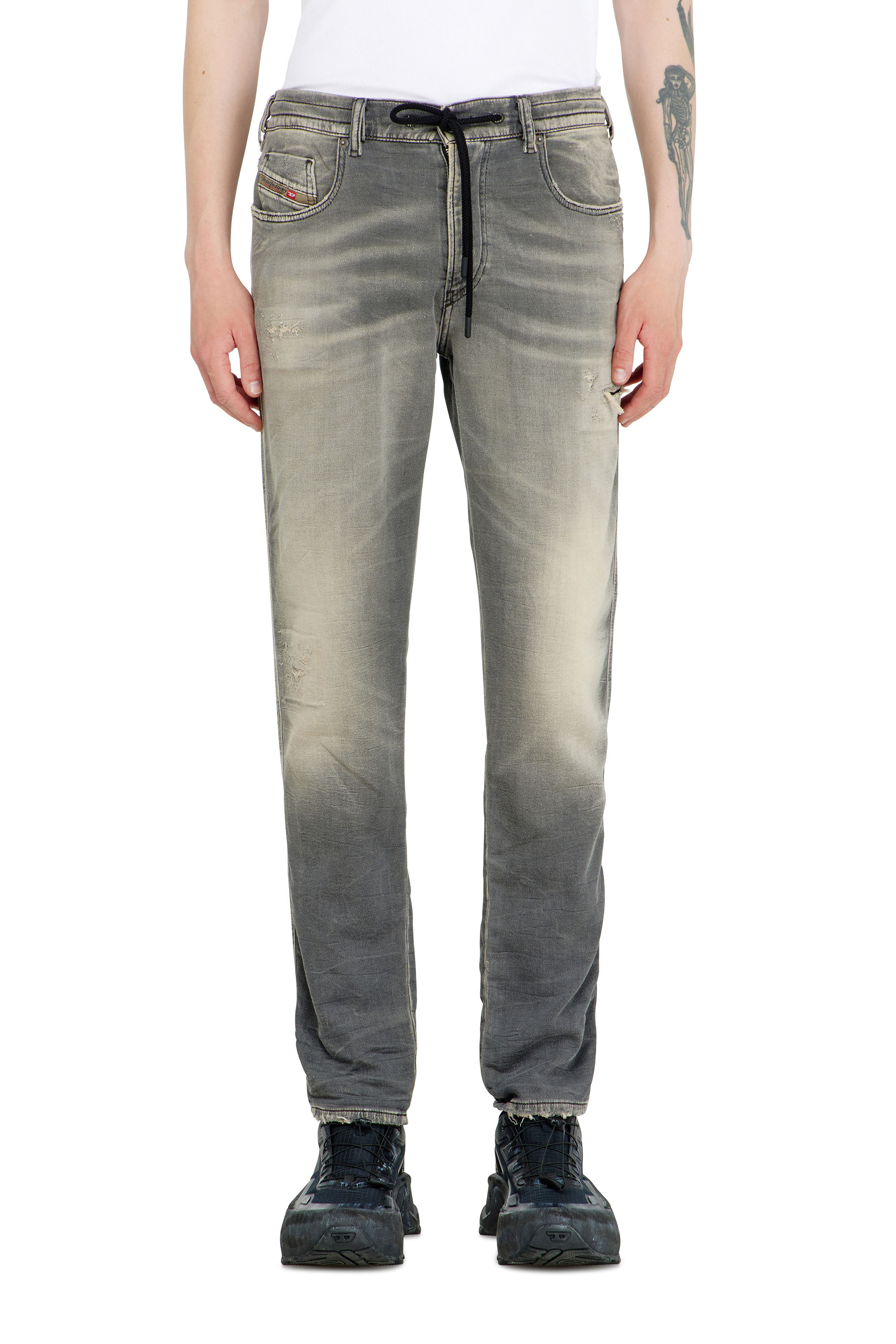 Diesel - Man's Slim 2062 D-Strukt Joggjeans&reg; 068UH, Light Grey - 1