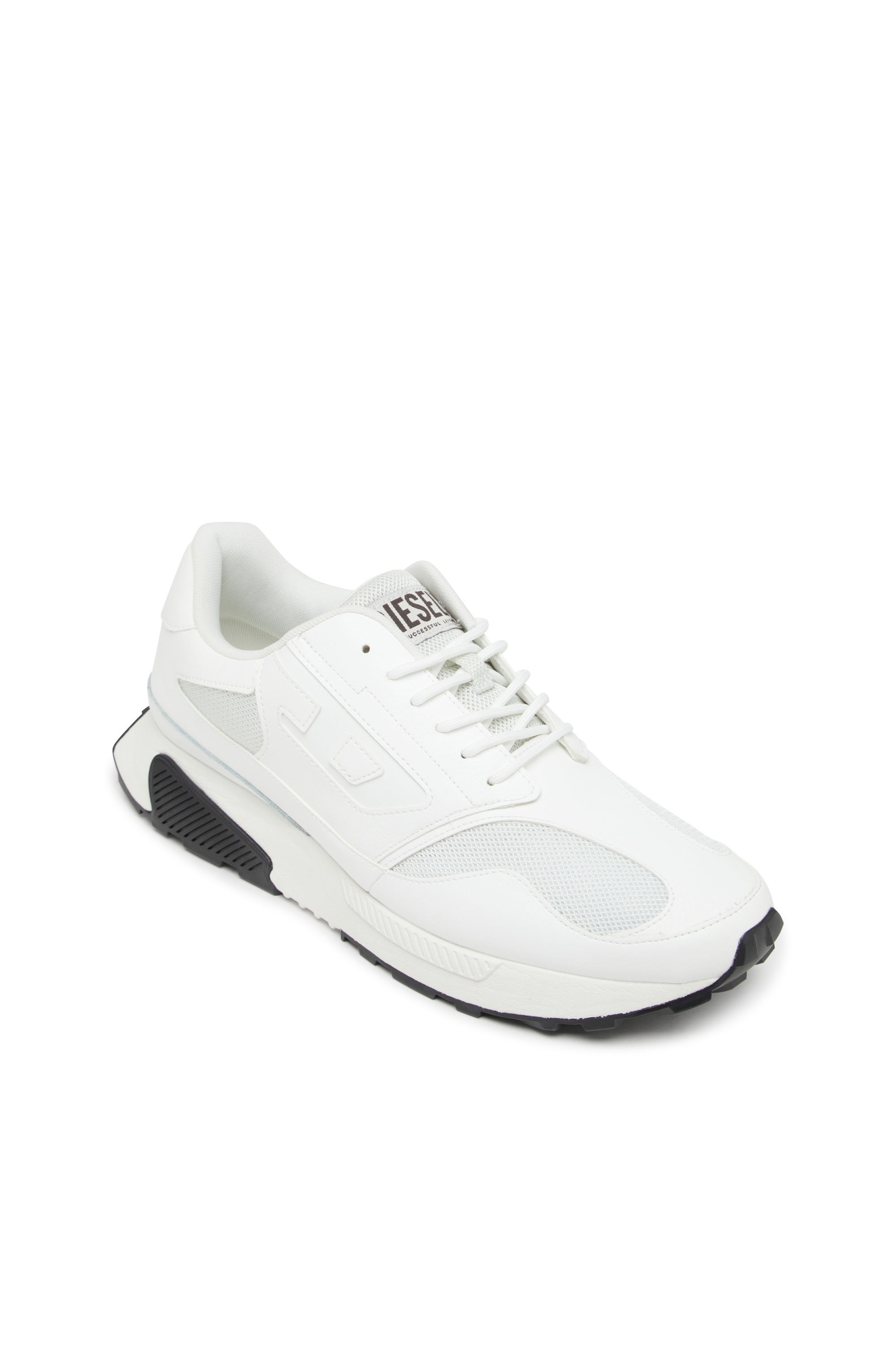 Diesel - S-TAME-D RUNNING, Man's S-Tame-D-Sneakers in mesh, suede and PU in White - 6