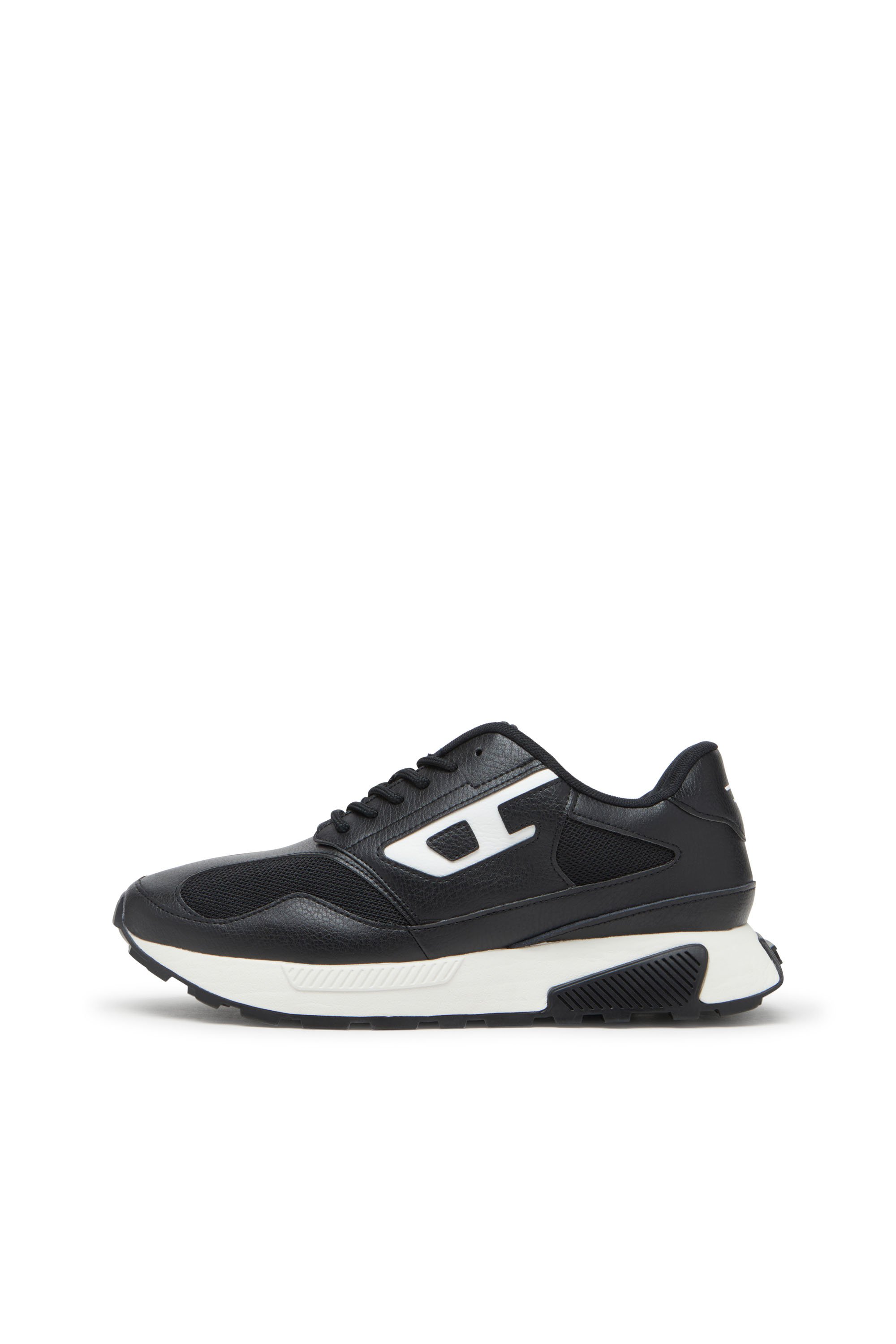 Diesel - S-TAME-D RUNNING, Man's S-Tame-D-Sneakers in mesh, suede and PU in Black - 7