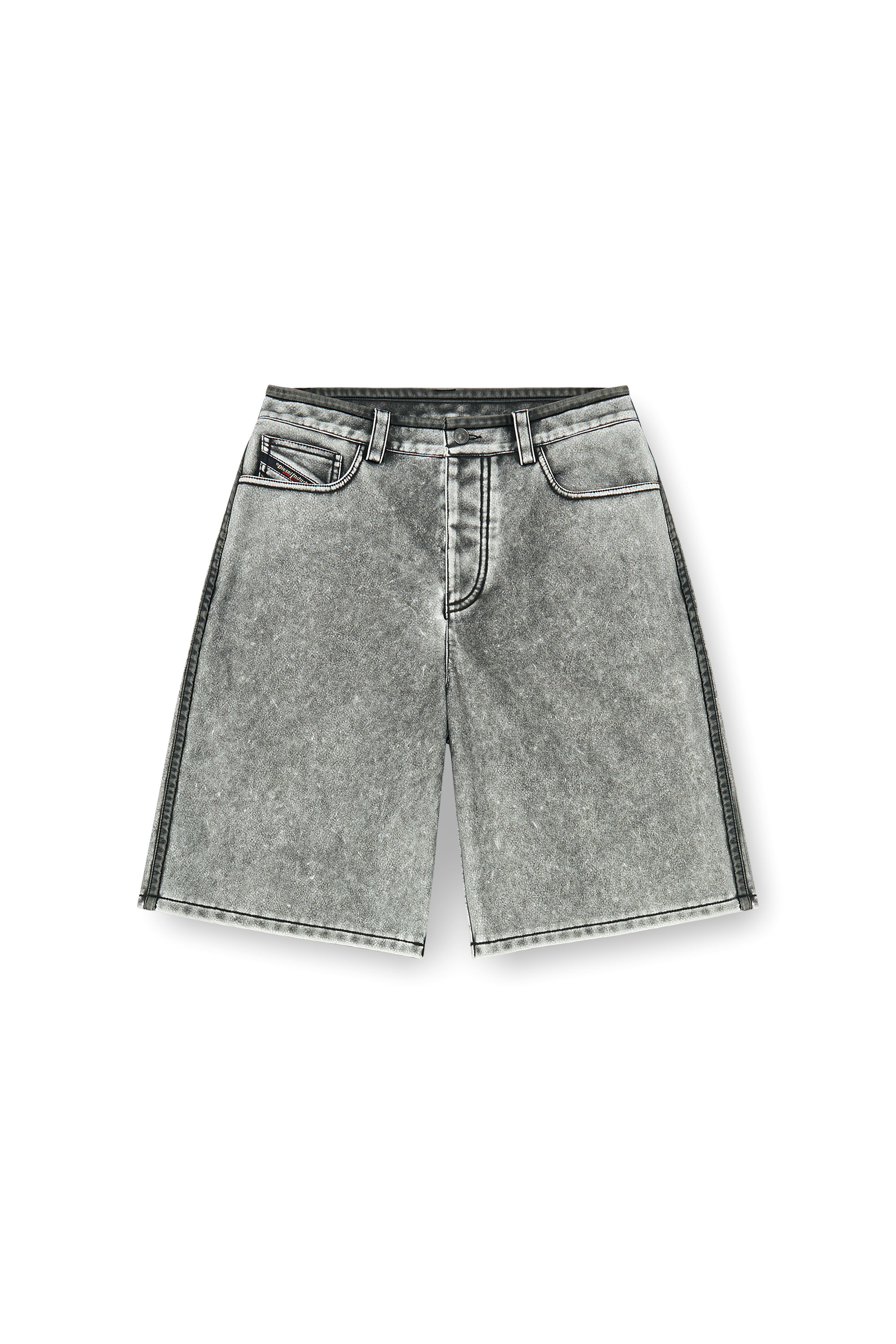 Diesel - P-ARLOR, Woman's Bermuda shorts in PU in null - 2