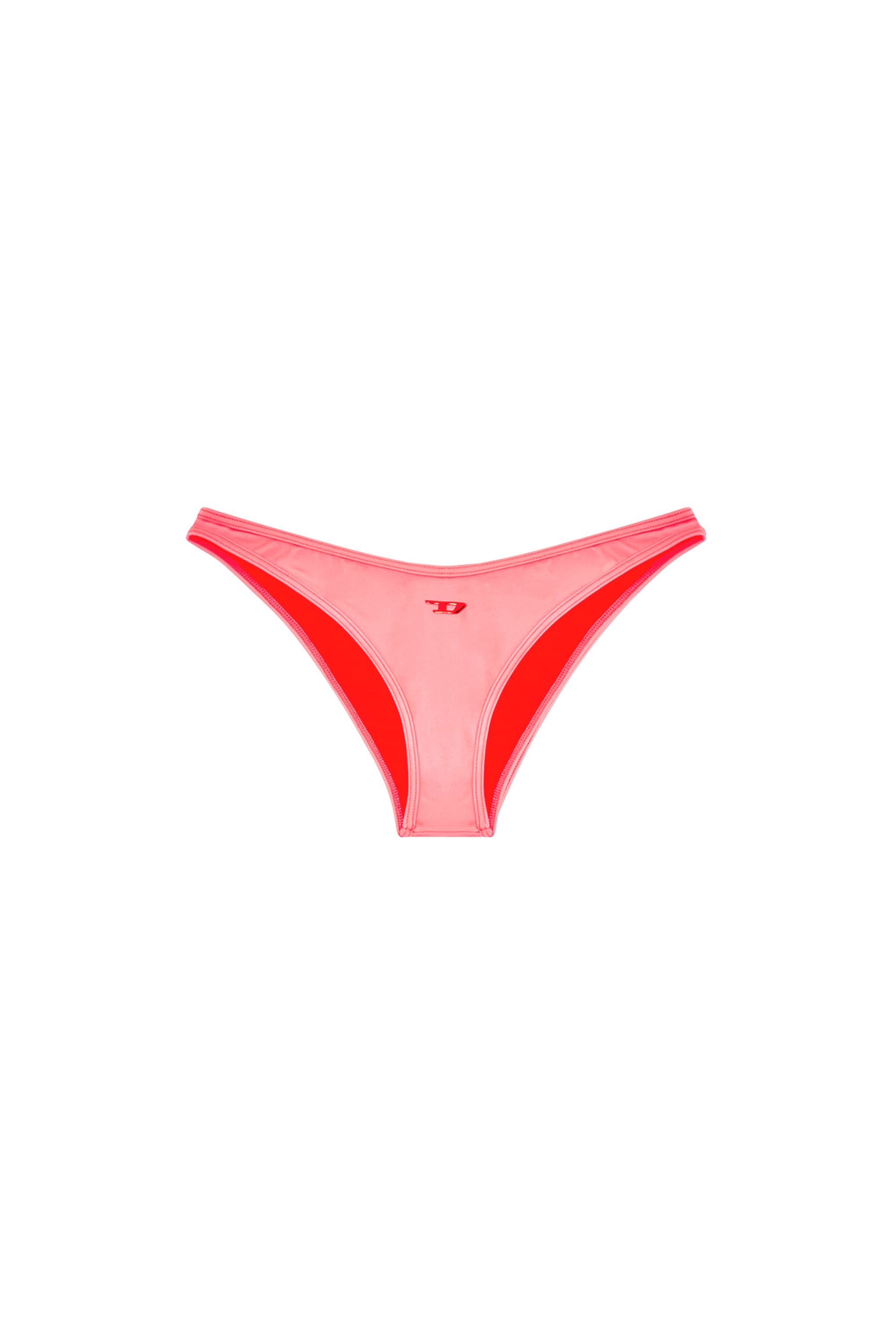 Diesel - BFPN-PUNCHY-X, Woman Neon bikini bottoms with D logo in Pink - Image 4