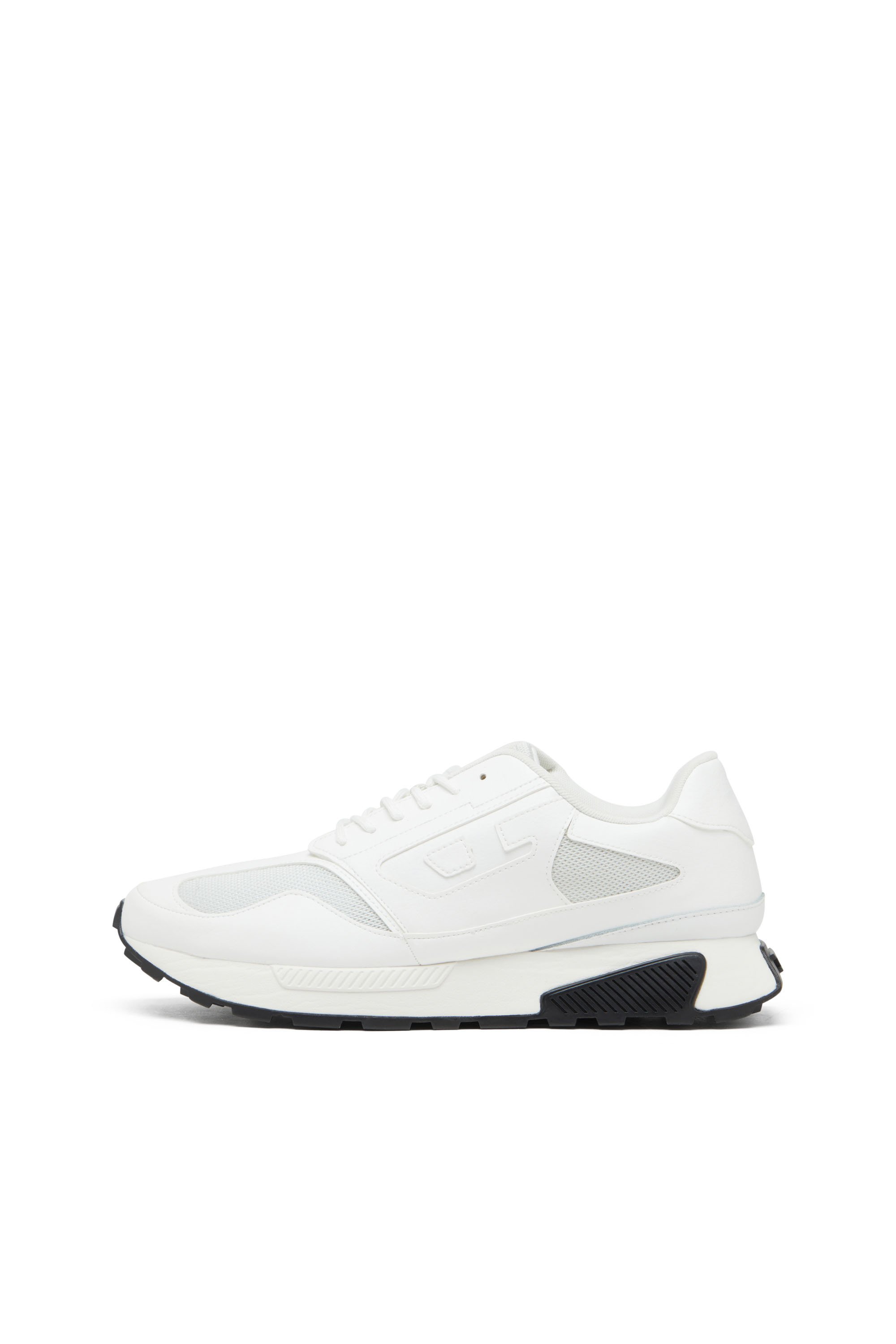 Diesel - S-TAME-D RUNNING, Man's S-Tame-D-Sneakers in mesh, suede and PU in White - 7