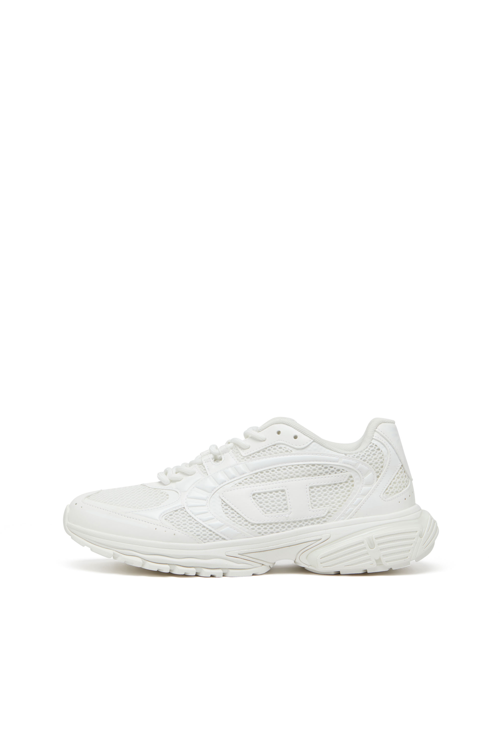 Diesel - S-PRO-V-DENSE LOW, Man's S-Pro-V-Dense-Mesh sneakers with Oval D logo in White - 8
