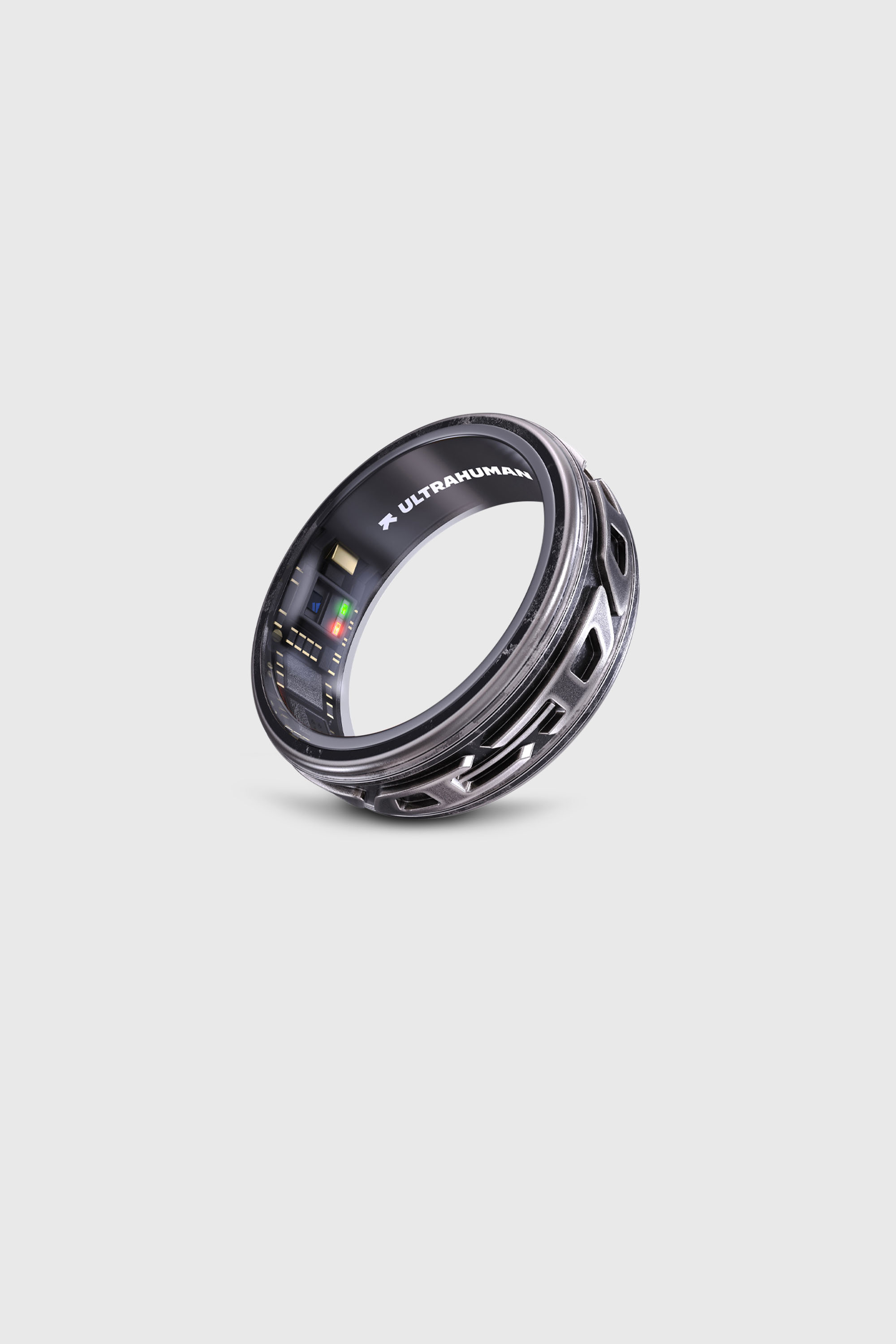 Diesel - SMART RING PHANTOM BLACK- UHRA-DD SMART RING, Unisex's Smart ring in distressed black in Black - 3