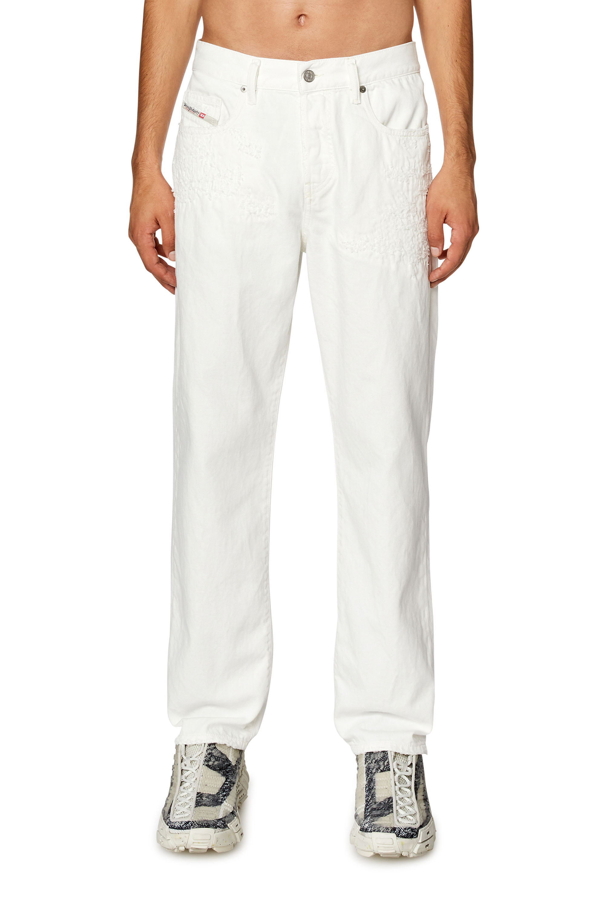 Diesel - Straight Jeans 2020 D-Viker 068HB, White - Image 1