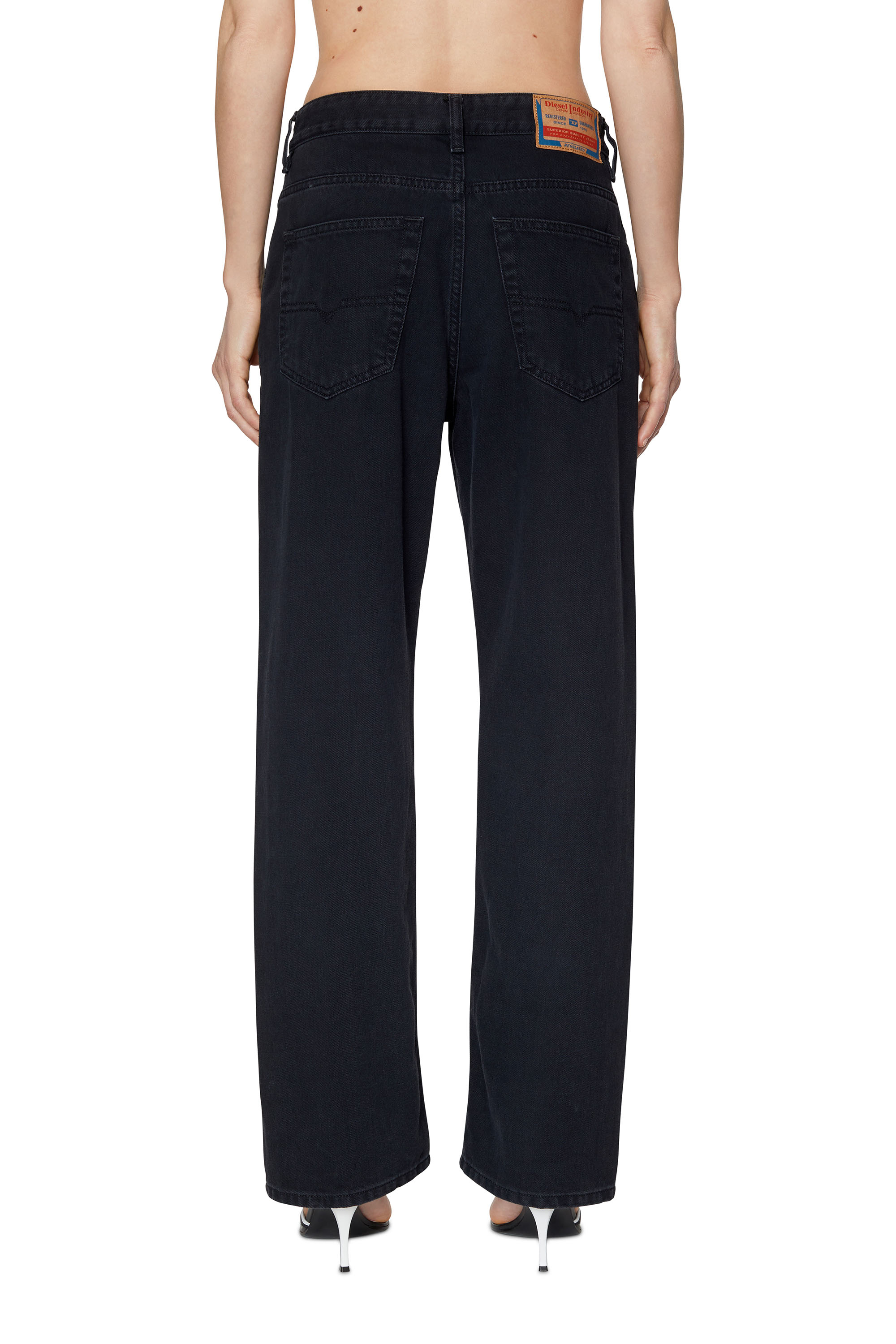 Diesel - Straight Jeans 1999 D-Reggy Z09RL, Black/Dark grey - Image 2