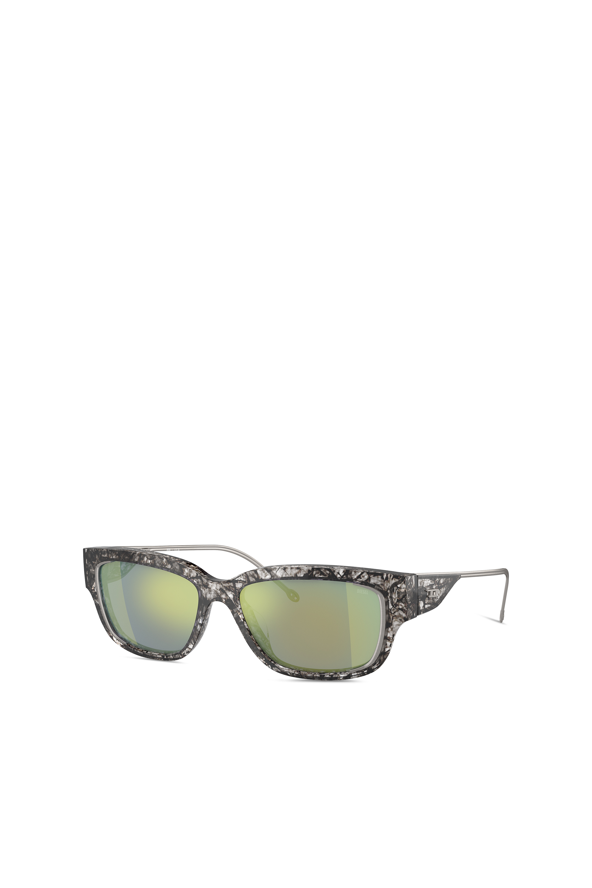 Diesel - 0DL2002 SIZE 56, Unisex's Rectangle sunglasses in Smoke Havana/Peacock - 5