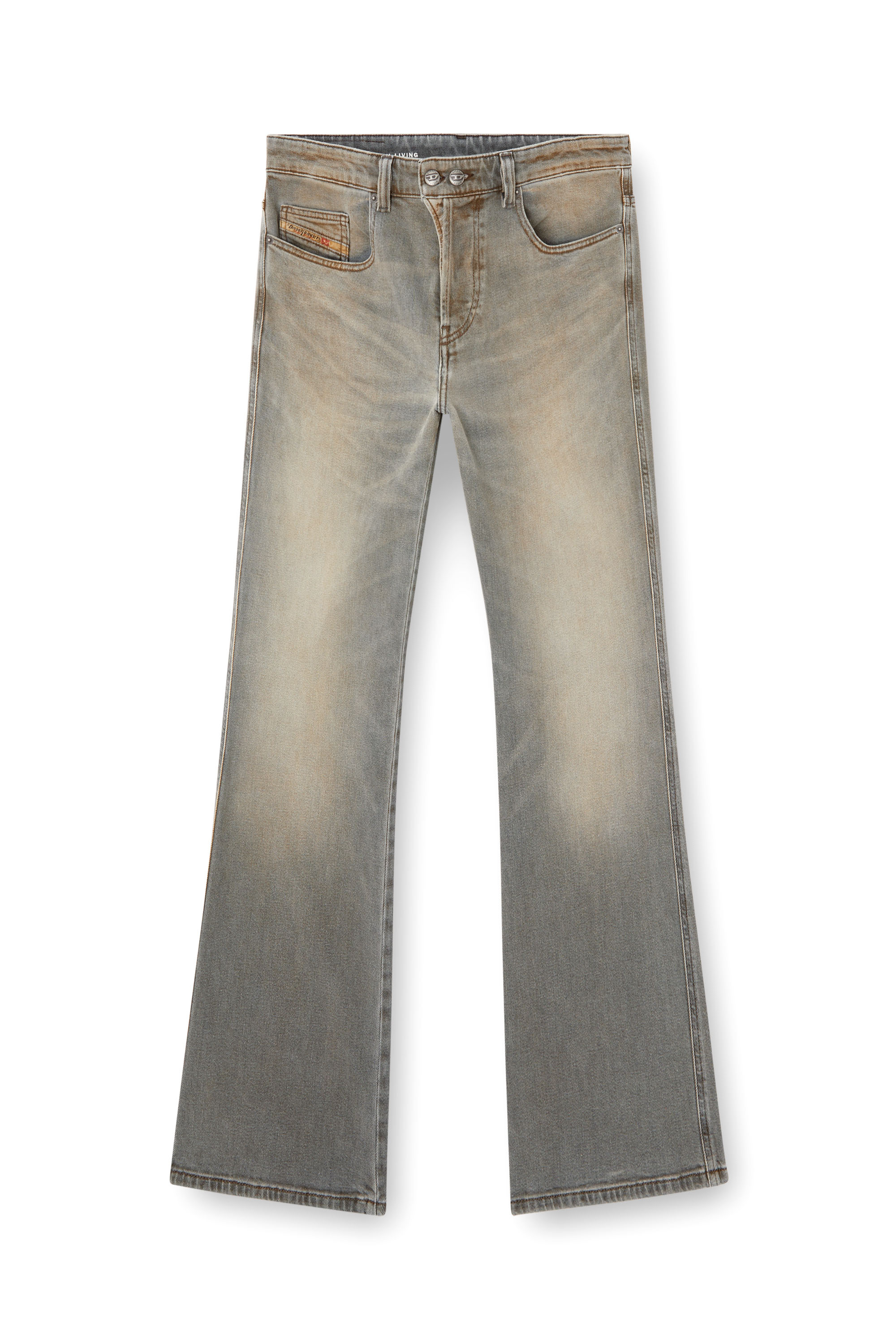 Diesel - Man's Bootcut Jeans 1998 D-Buck 09L37, Light Grey - 4