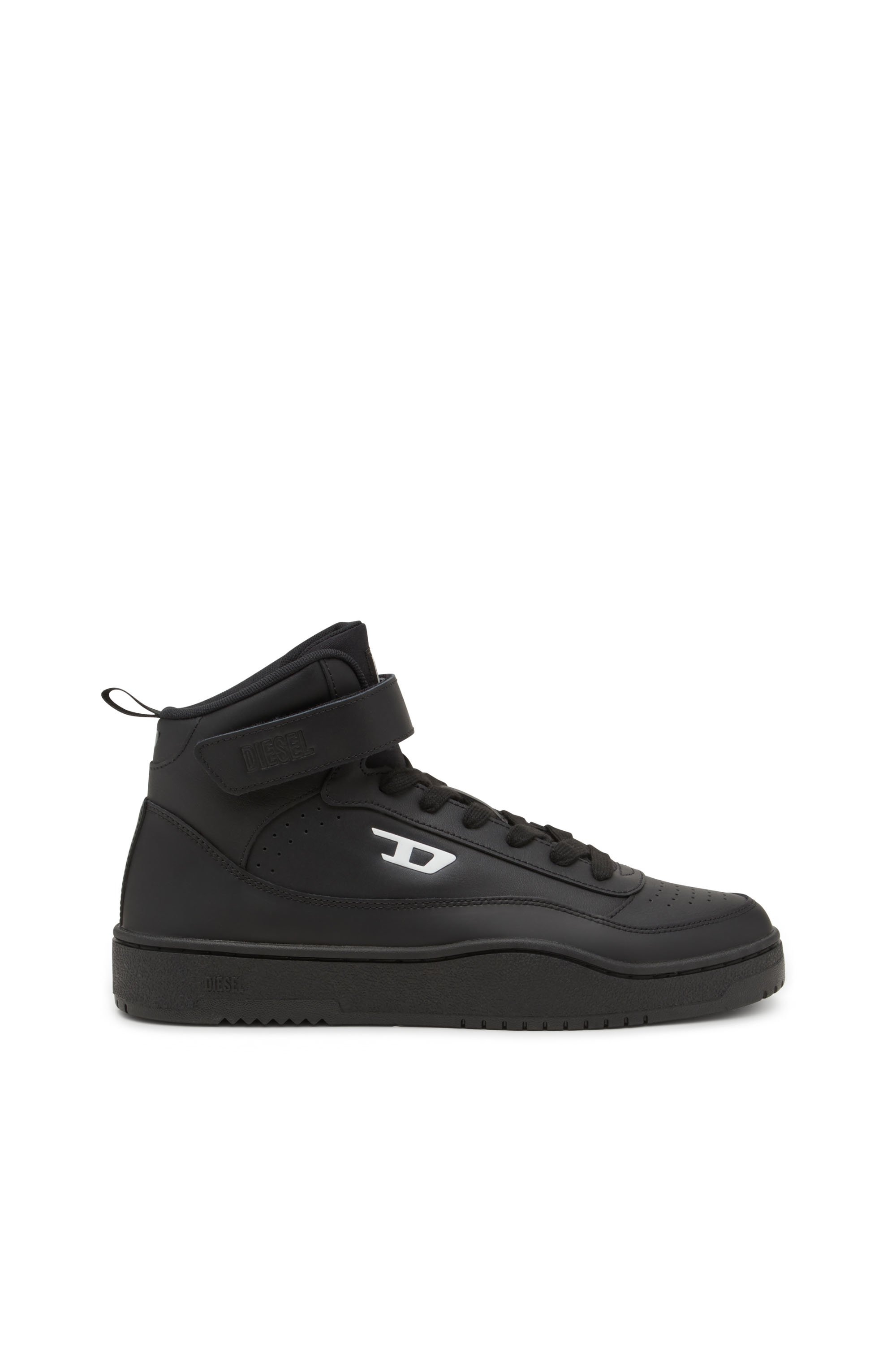 Diesel - S-TRACKER-D MID, Man's S-Tracker-D-Mid top sneaker in Black - 1