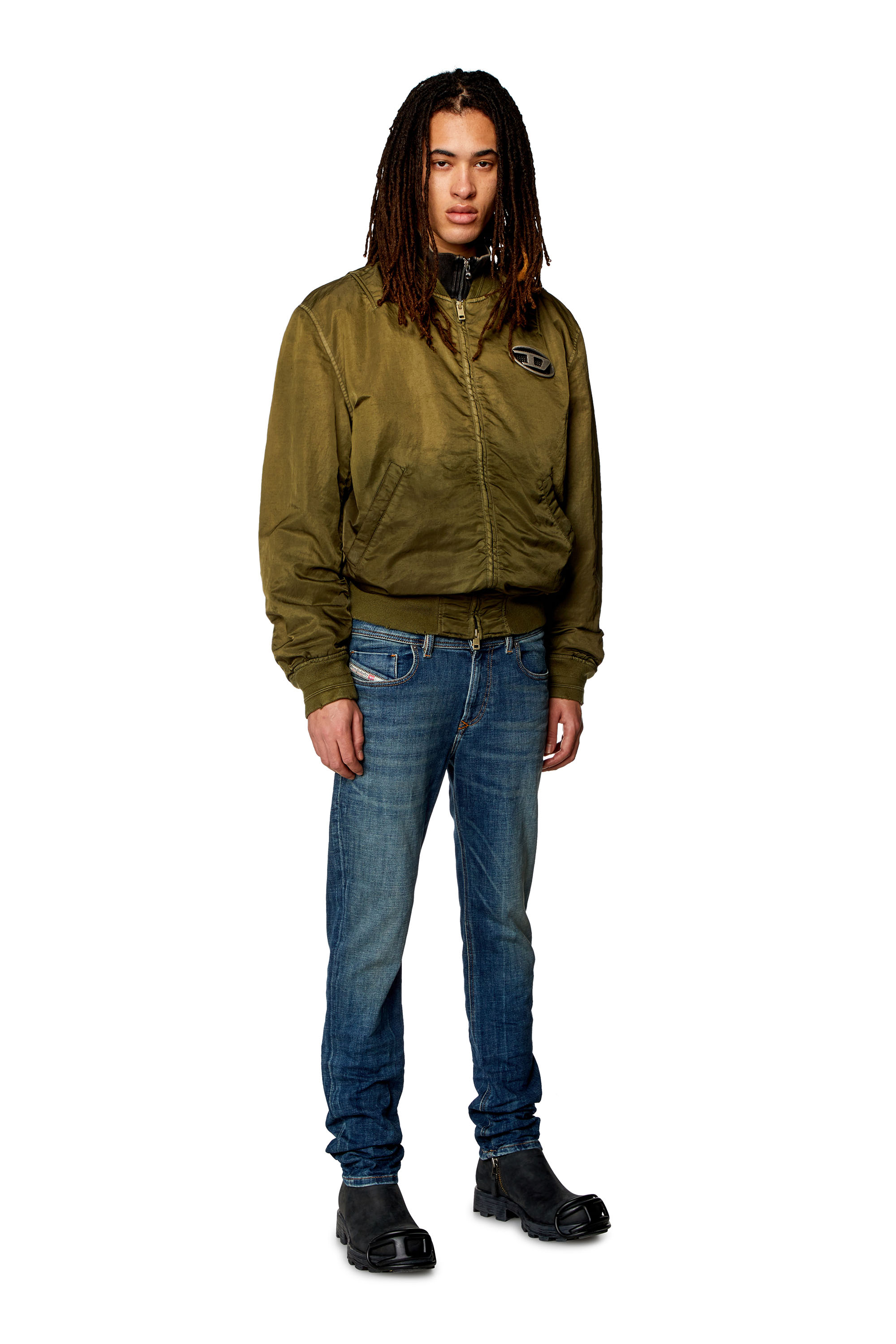 Diesel - Man's Skinny Jeans 1979 Sleenker 09H67, Dark Blue - 1