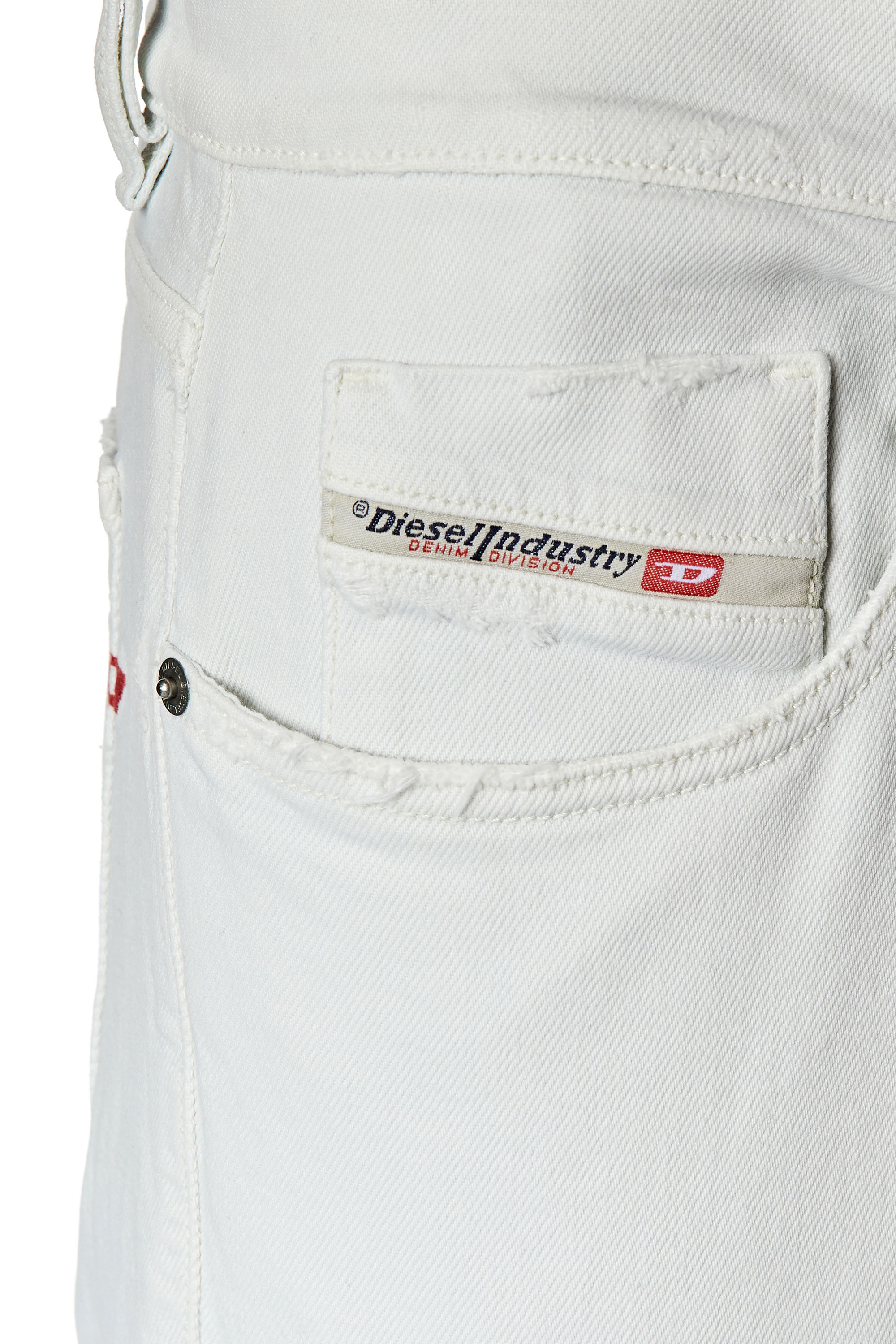 Diesel - Slim Jeans 2019 D-Strukt 09F26, White - Image 3
