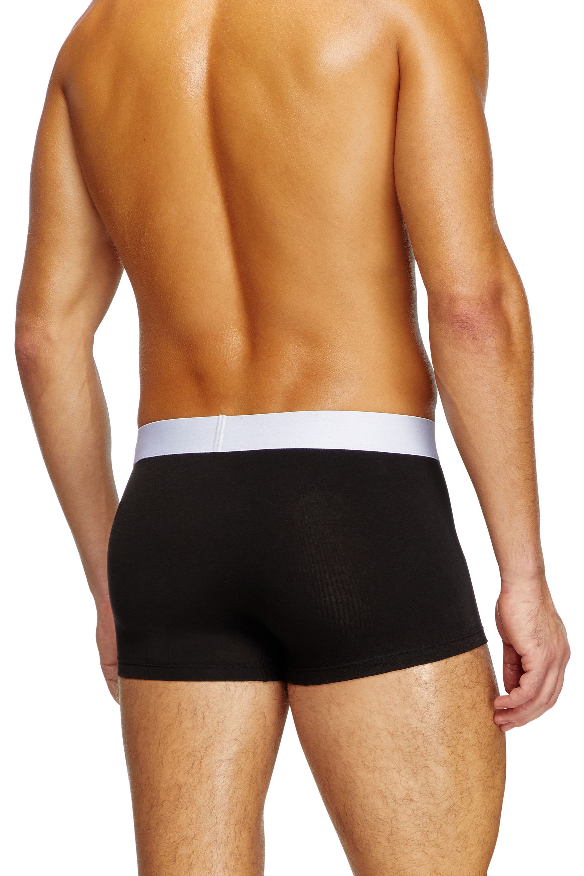 Diesel - DAMIEN-D-POP-40, Man's Boxer briefs with acid rain print in Black/White - 3