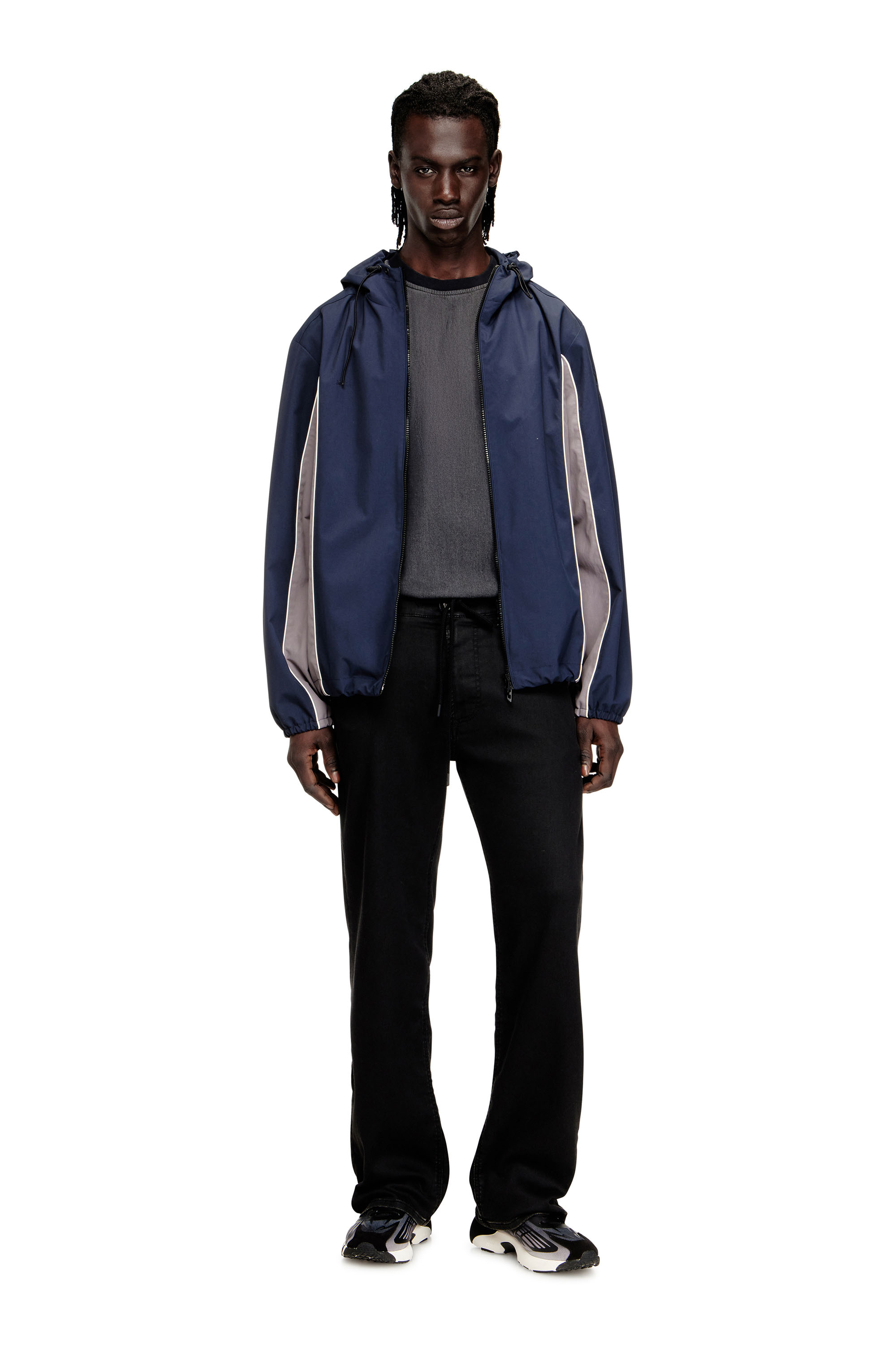 Diesel - Man's Relaxed 2080 D-Reel Joggjeans&reg; 09N90, Black/Dark grey - 2