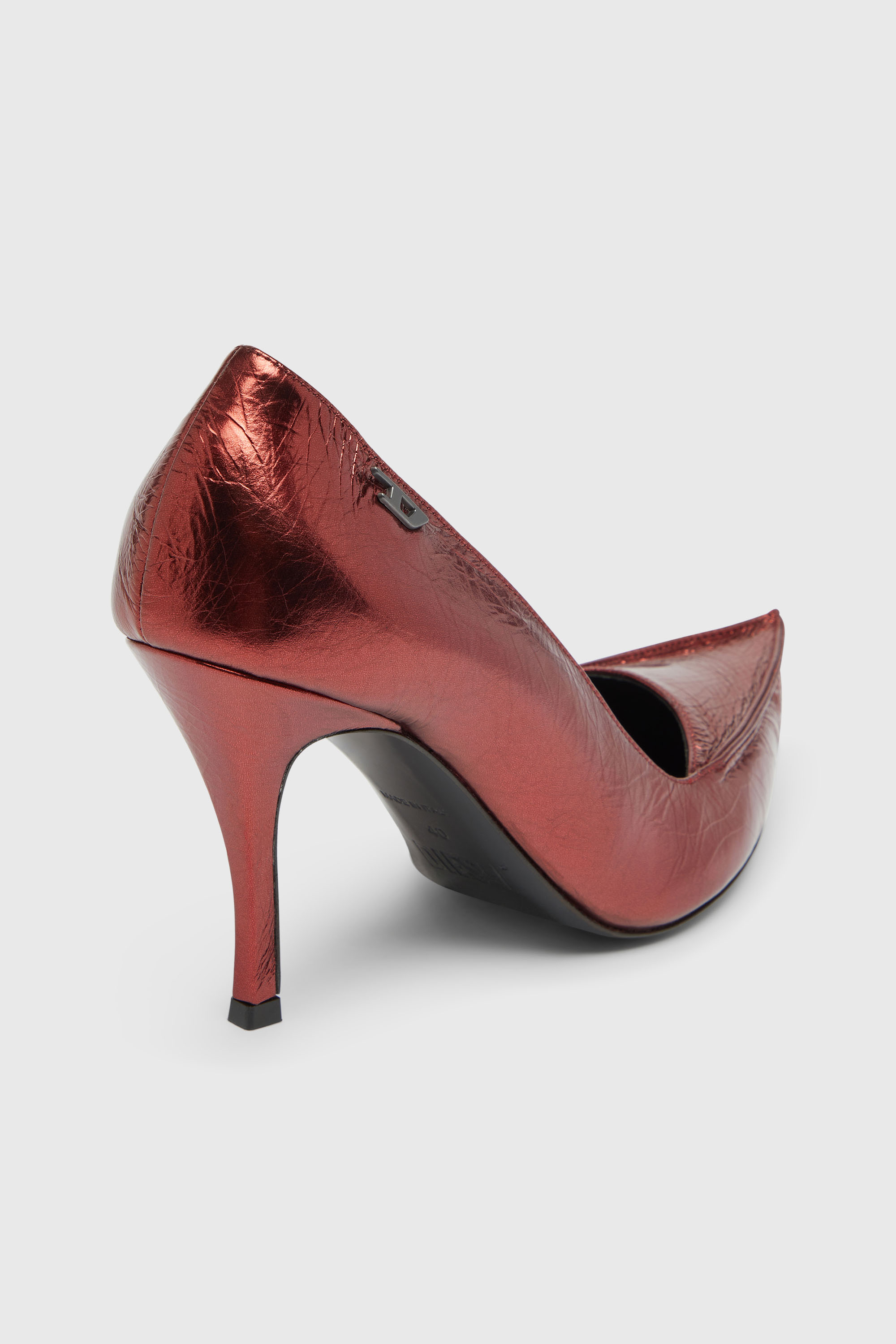 Diesel - D-LUCETTE-90-PUMP D, Woman's D-Lucette-Pumps in mirror leather in null - 5