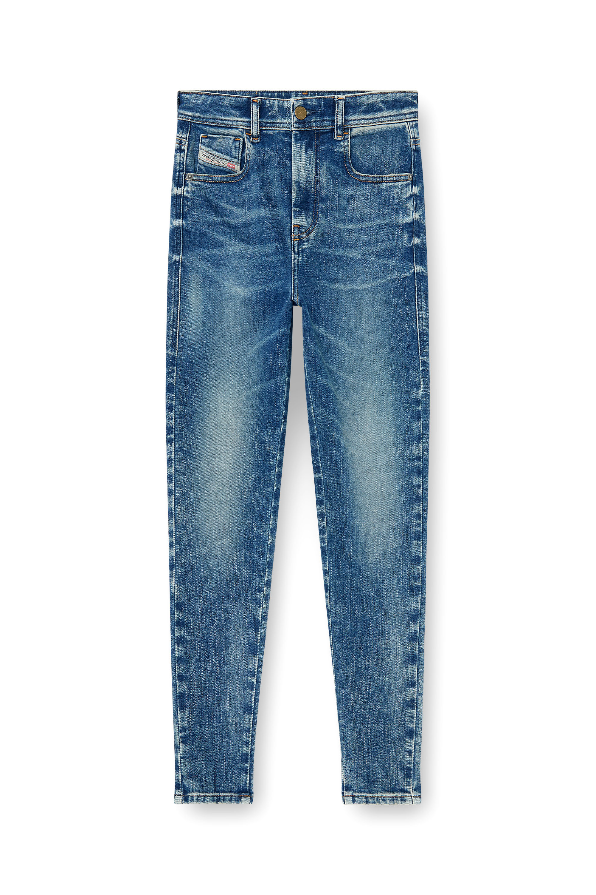 Diesel - Woman's Skinny Jeans 1984 Slandy-High 09P72, Medium blue - 6