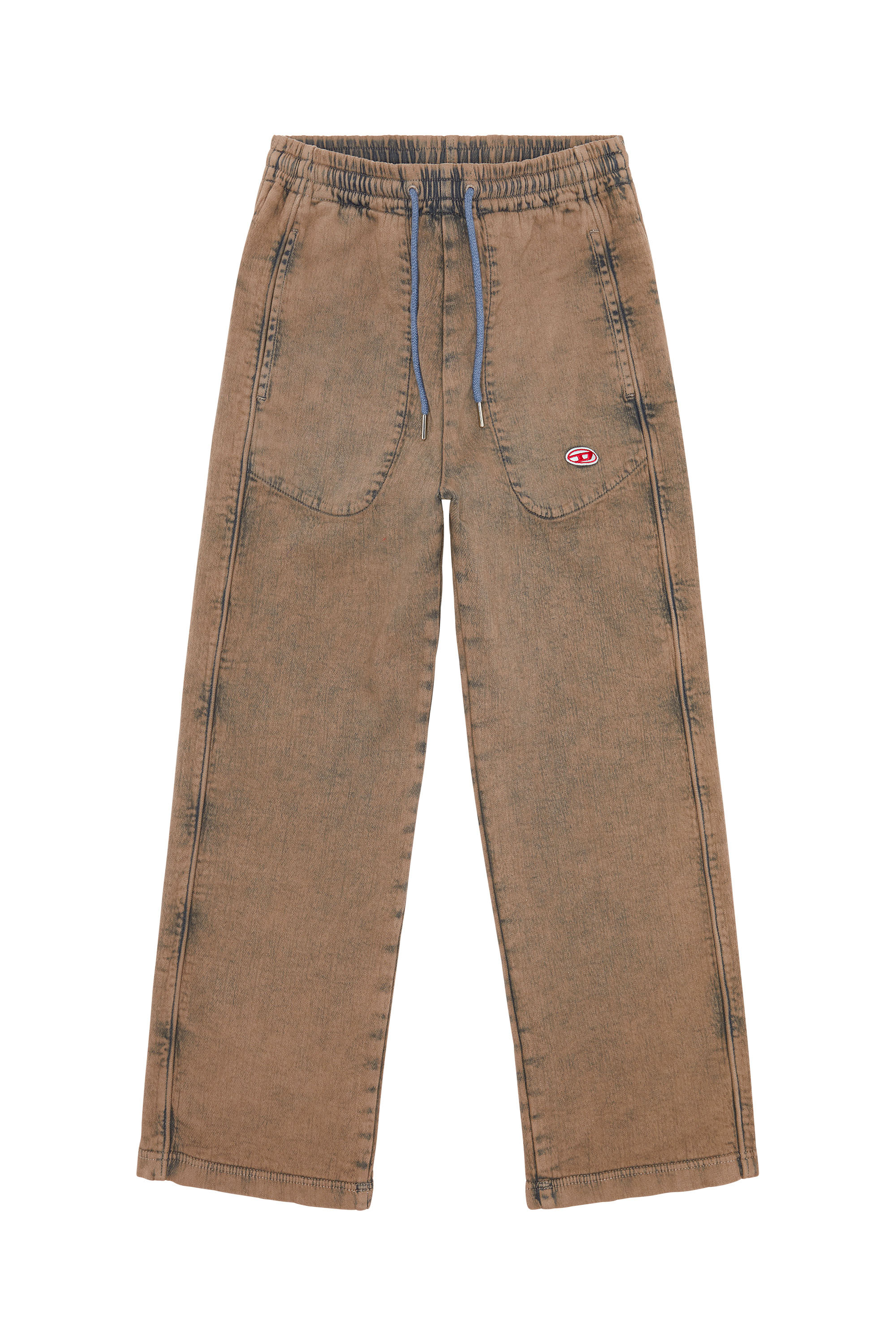 Diesel - Straight D-Martians Track Denim 09H04, Light Brown - Image 7