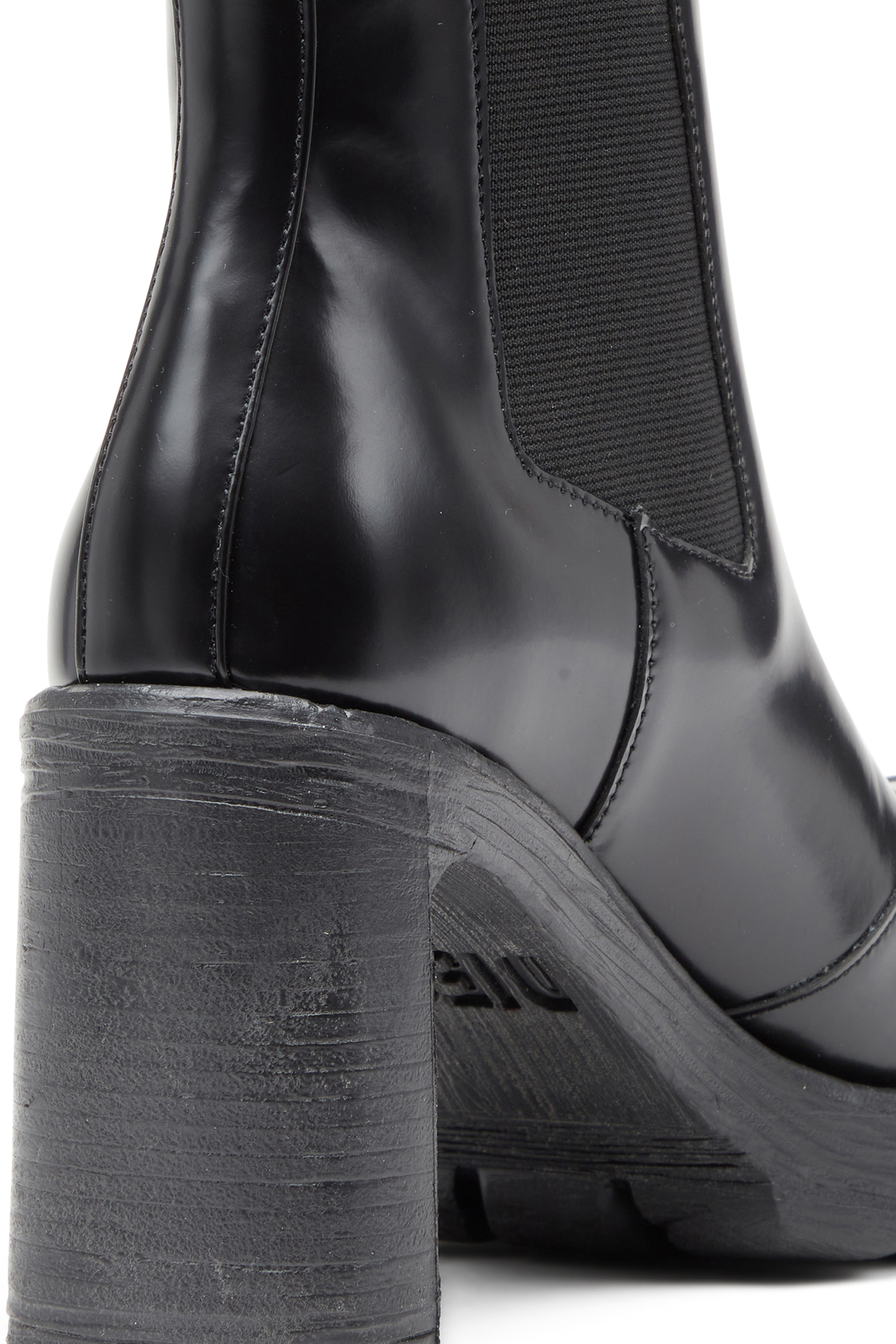 Diesel - D-HAMMER CH D W, Woman's D-Hammer-High-heel boots with Oval D plaque in Black - 4