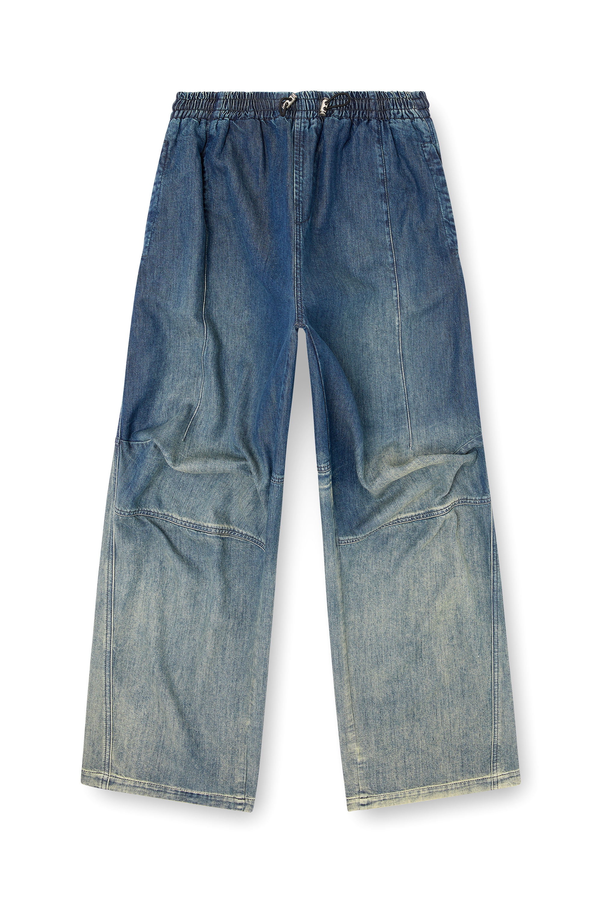Diesel - Man's Relaxed Jeans D-Pari 068TC, Dark Blue - 2
