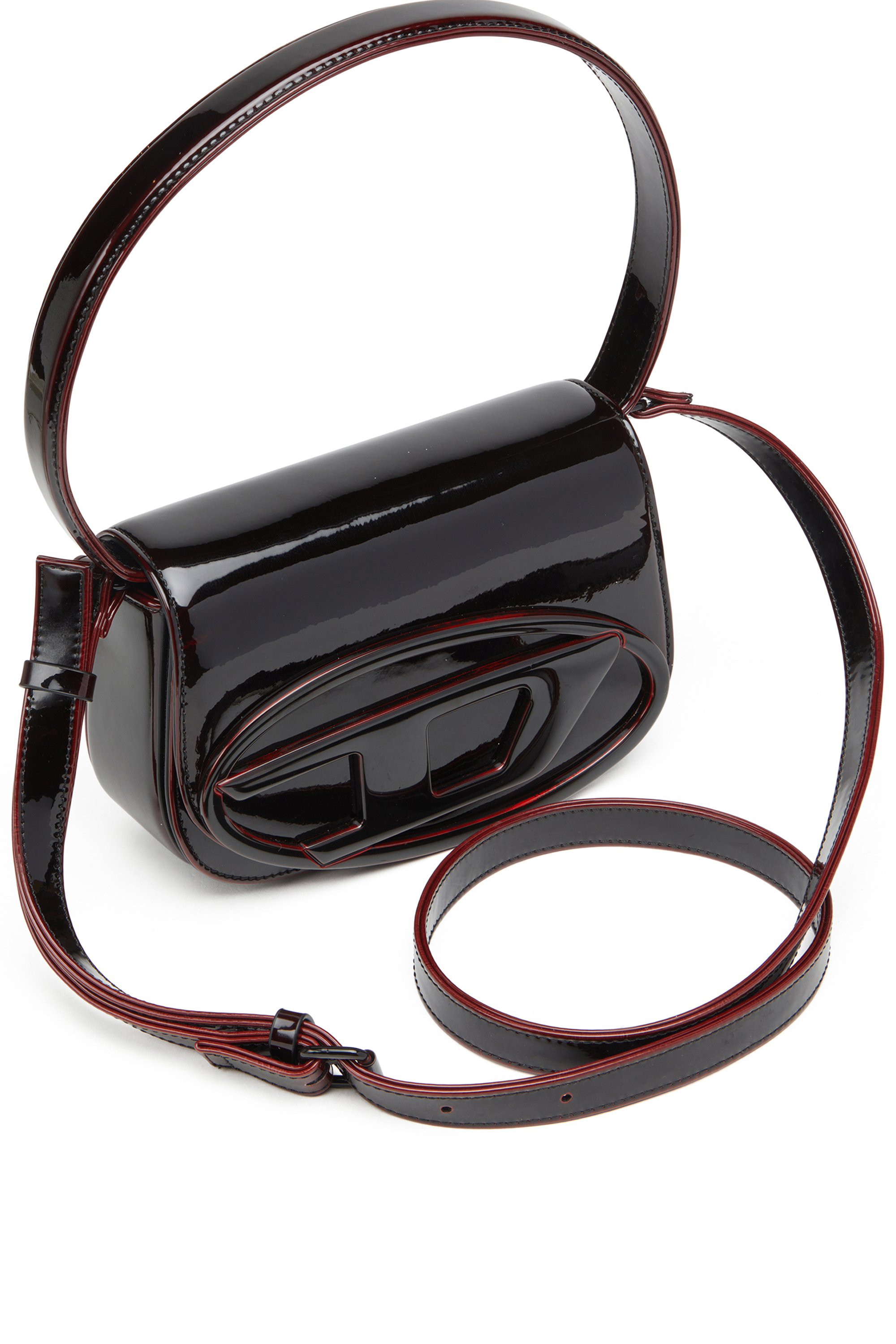 Diesel - 1DR, Woman's 1DR-Iconic 1DR bag in liquid PU in Burgundy - 5