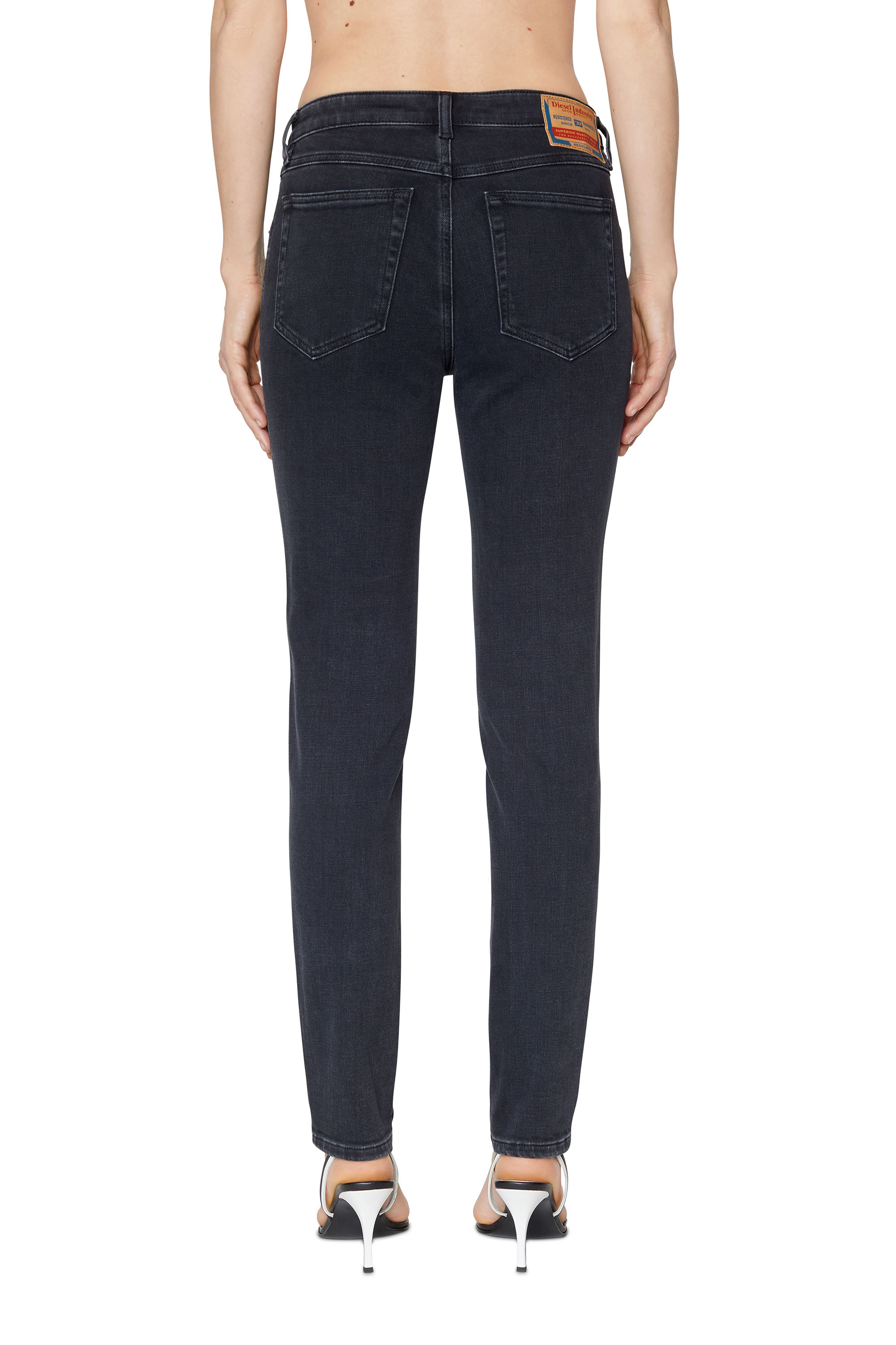 Diesel - Woman's Skinny Jeans 2015 Babhila Z870G, Black/Dark grey - 4