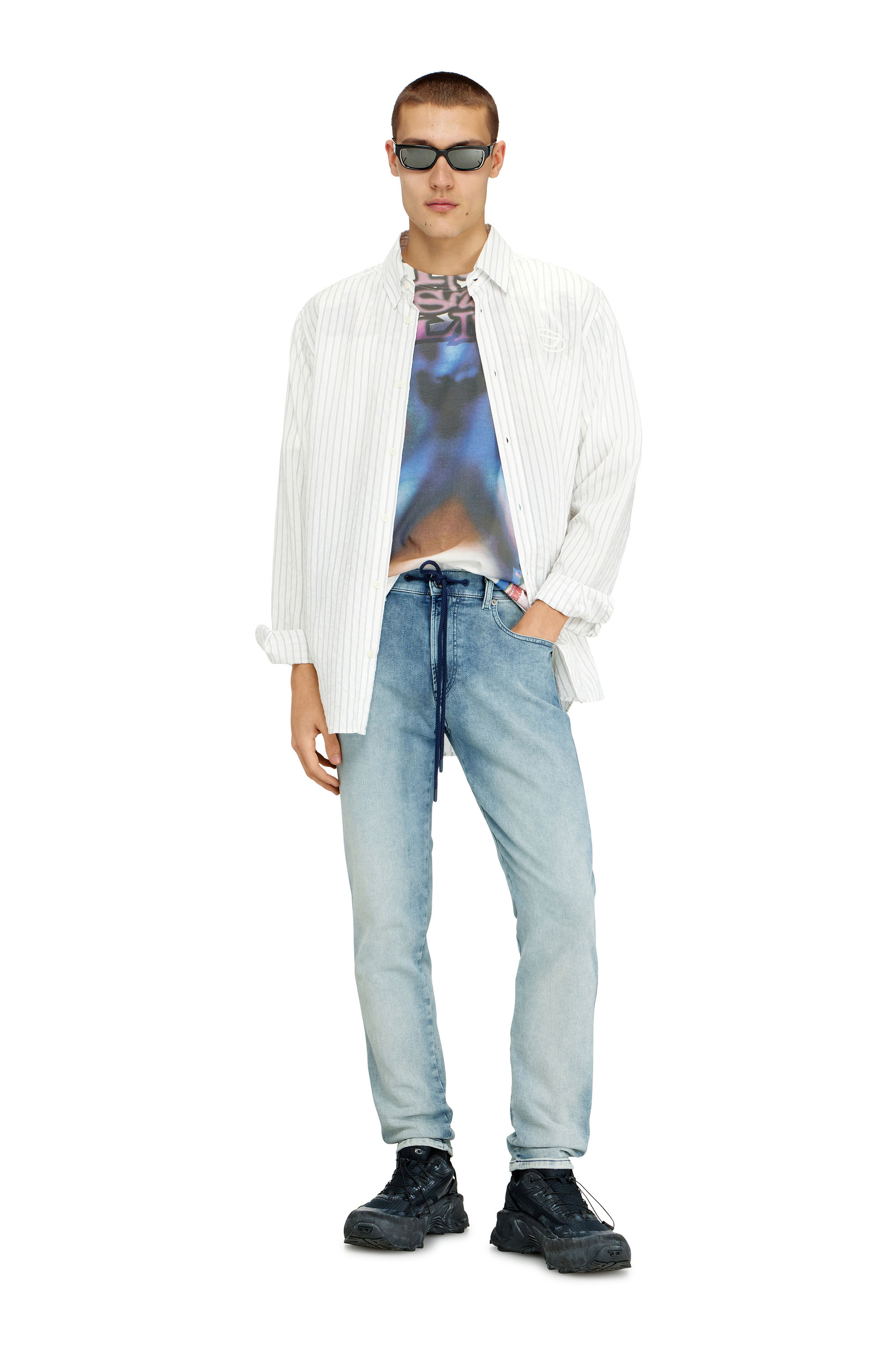 Diesel - Man's Slim 2062 D-Strukt Joggjeans&reg; 068UB, Light Blue - 2