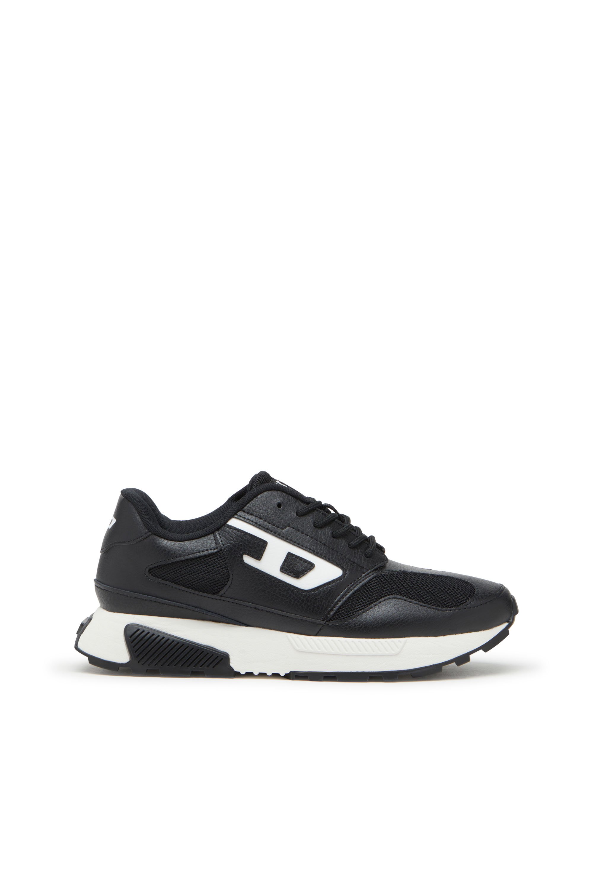 Diesel - S-TAME-D RUNNING, Man's S-Tame-D-Sneakers in mesh, suede and PU in Black - 1