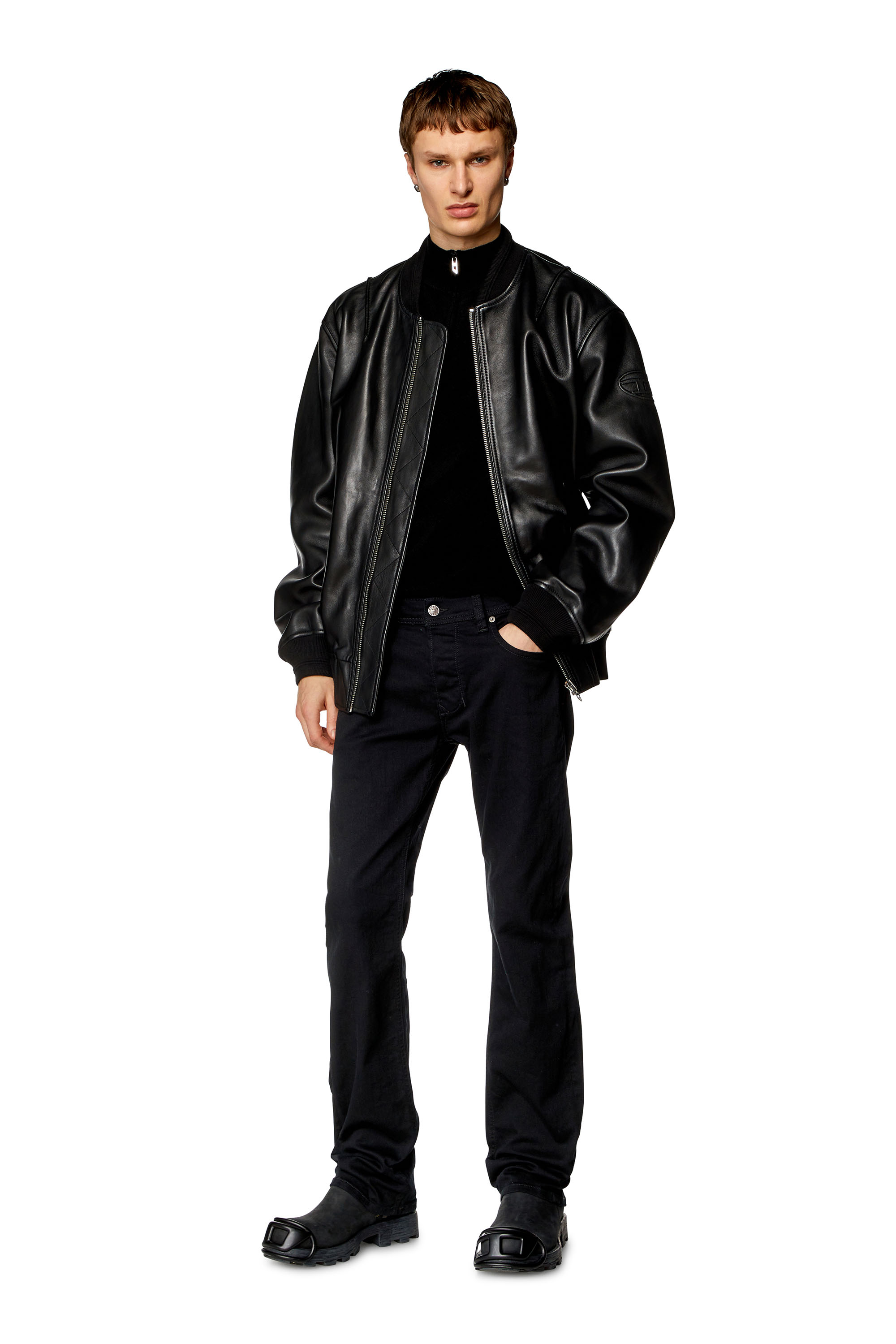 Diesel - Straight Jeans 1985 Larkee 0688H, Black/Dark grey - Image 6