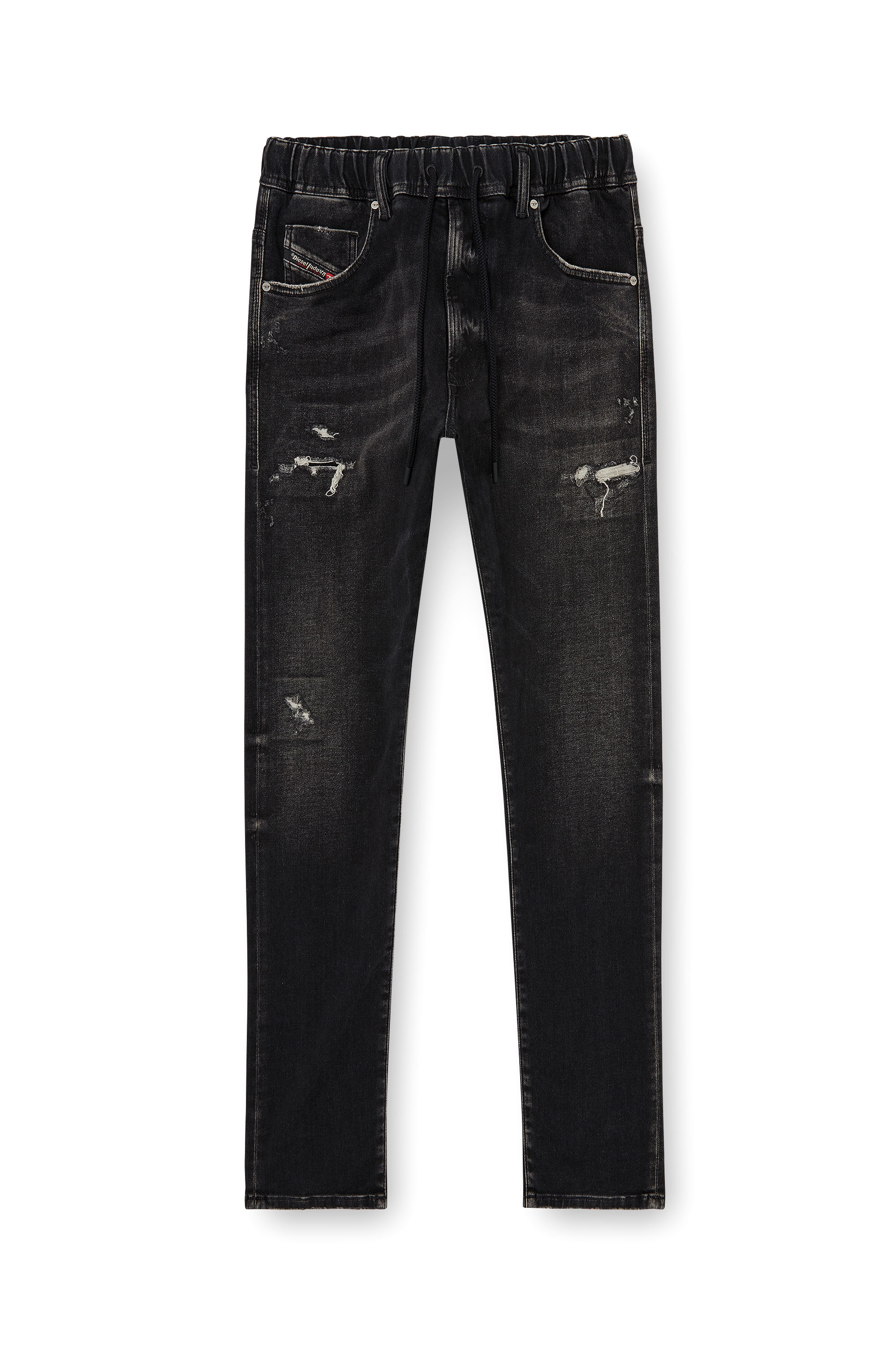 Diesel - Man's Regular 2030 D-Krooley Joggjeans&reg; 09Q22, Black/Dark grey - 4