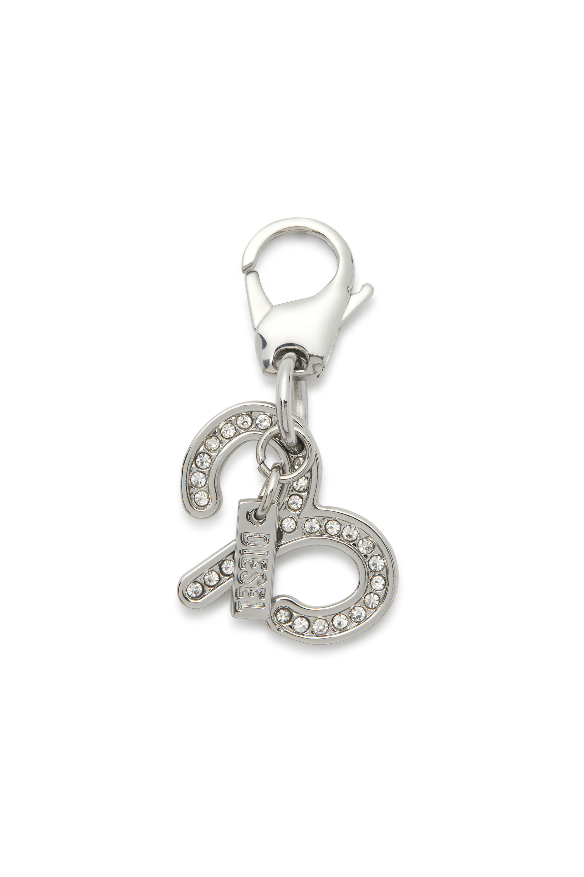 Diesel - CHARM ARIES, Unisex's Metal Aries charm with rhinestones in Silver - 1