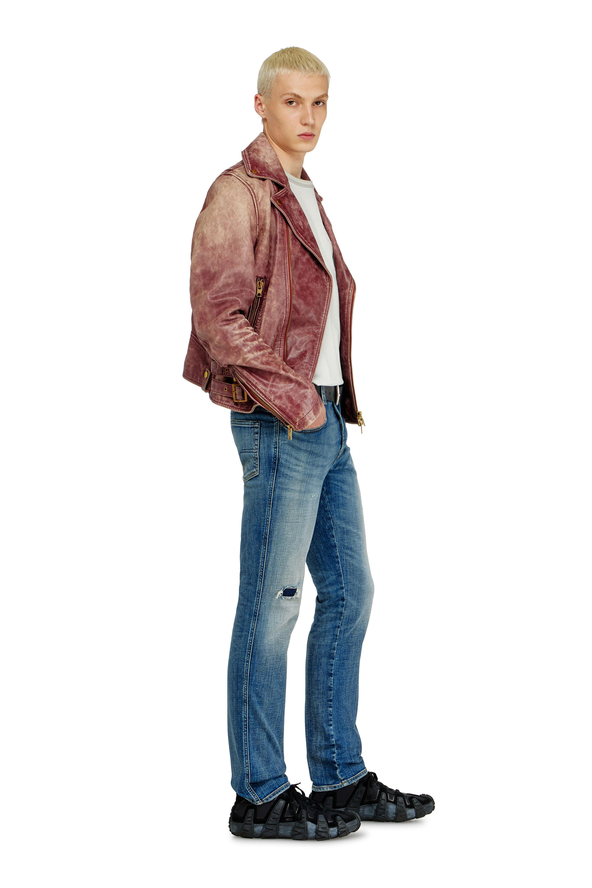 Diesel - Man's Slim Jeans 1993 D-Vyl 09P44, Medium blue - 4