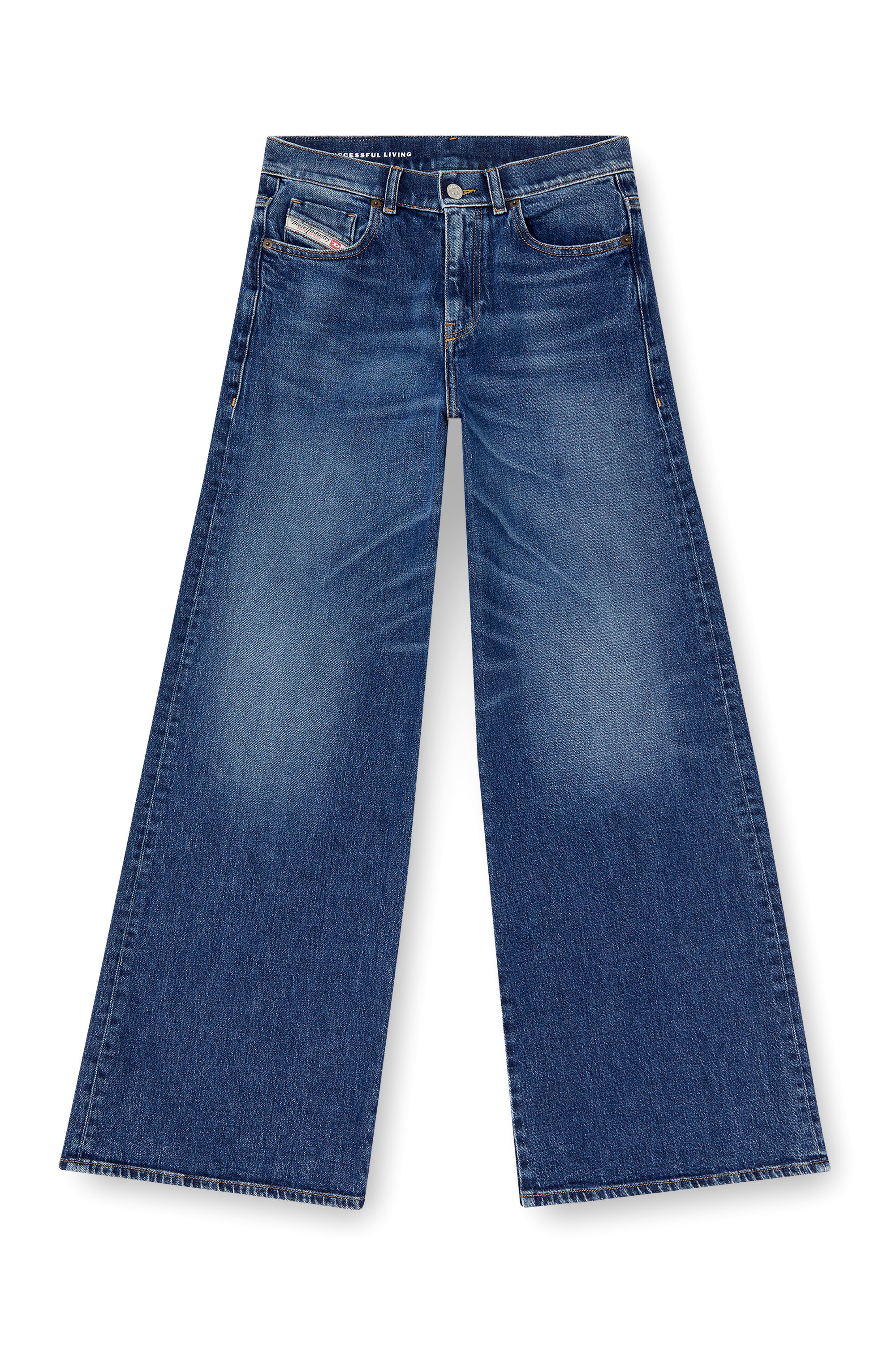 Diesel - Woman's Flare Jeans 1978 D-Akemi 09L21, Dark Blue - 3