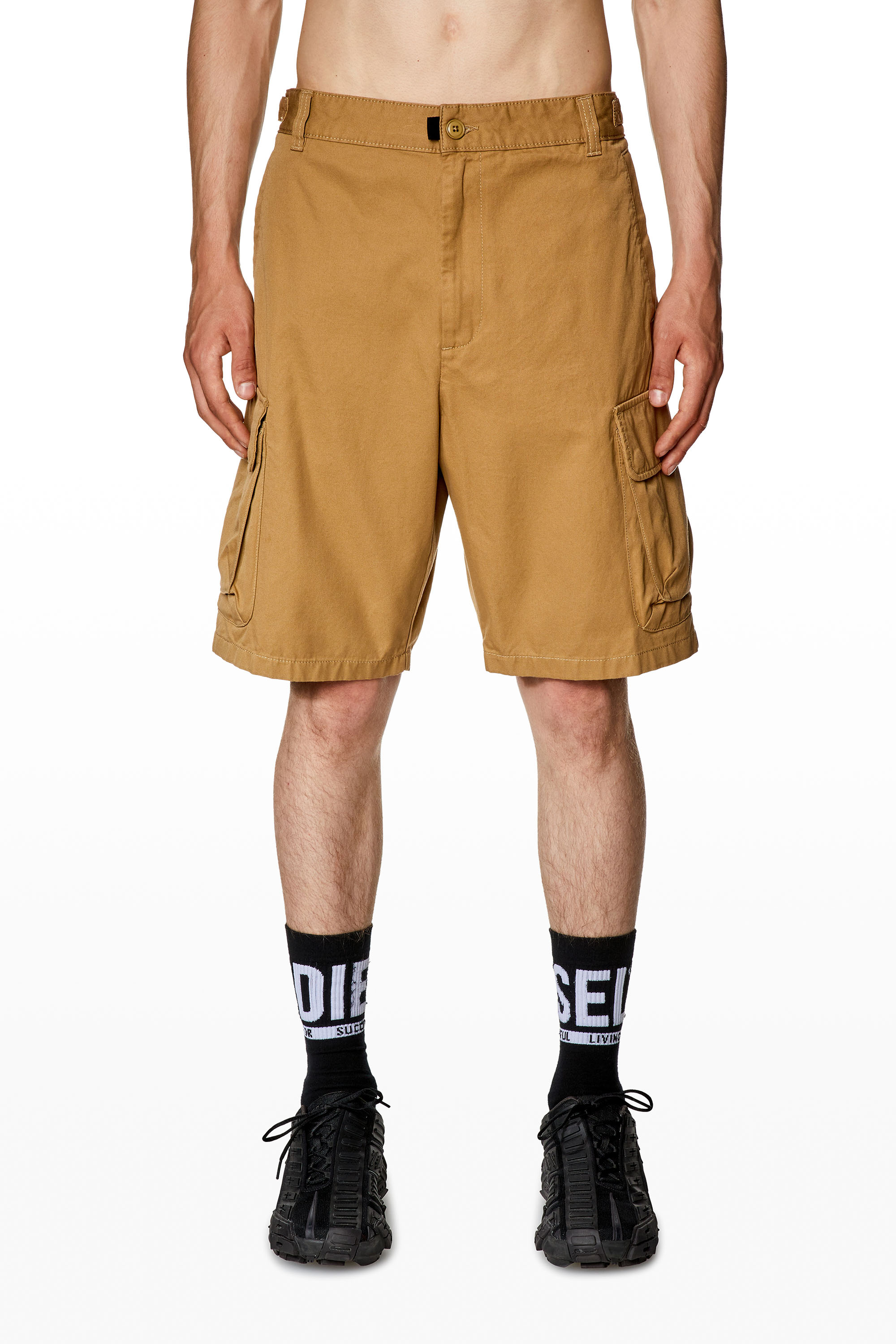 Diesel - P-ARGYM-SHORT, Light Brown - Image 1